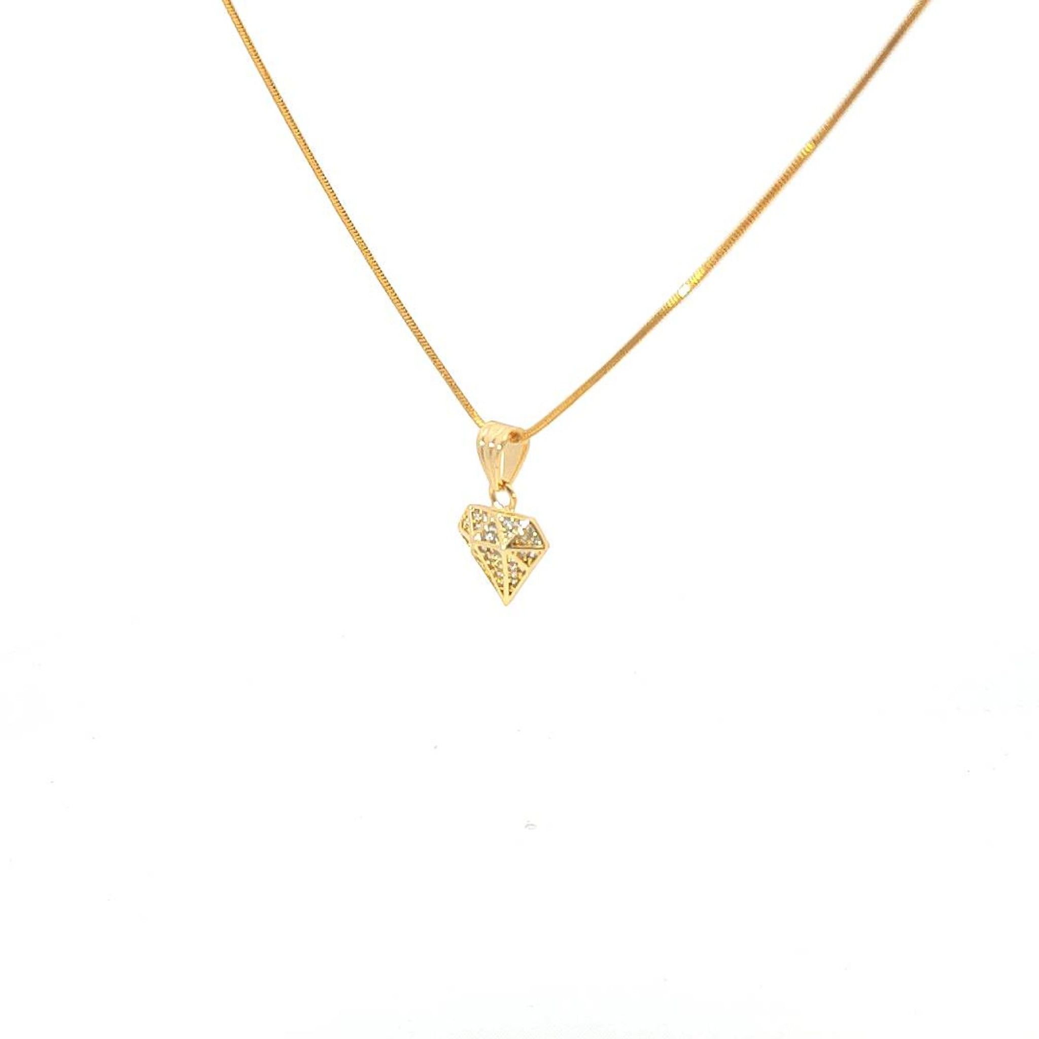 M1030 dây chuyền kèm mặt nữ kiểu dáng sang trọng thiêt kế dơn giản