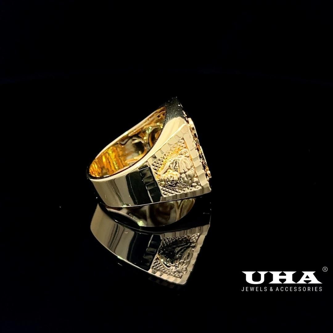 N1040 Nhẫn nam có lót lòng thiết kế Tài Lộc cao cấp sang trọng UHA