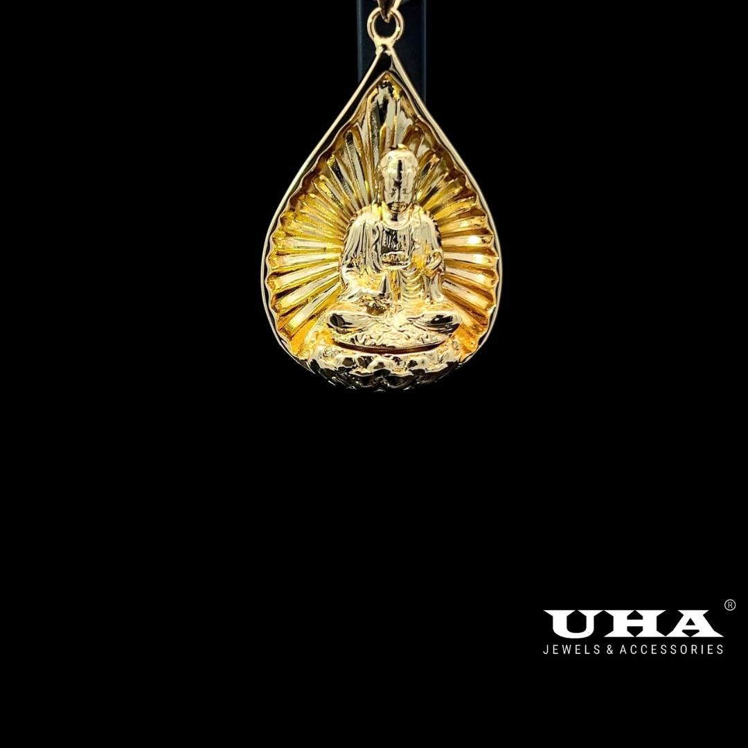 M1615 Mặt và Dây chuyền thiết kế hình phật sang trọng UHA Women