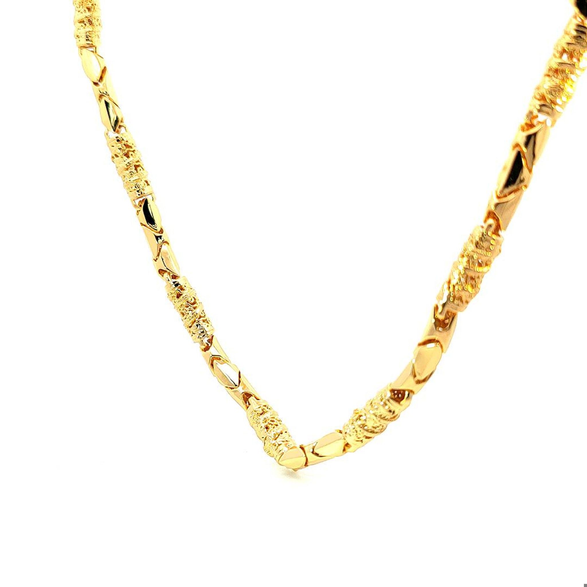 D59  UHA Dây chuyền nam rồng si mạ, kiểu dáng sang trọng Trang Sức Jewelry