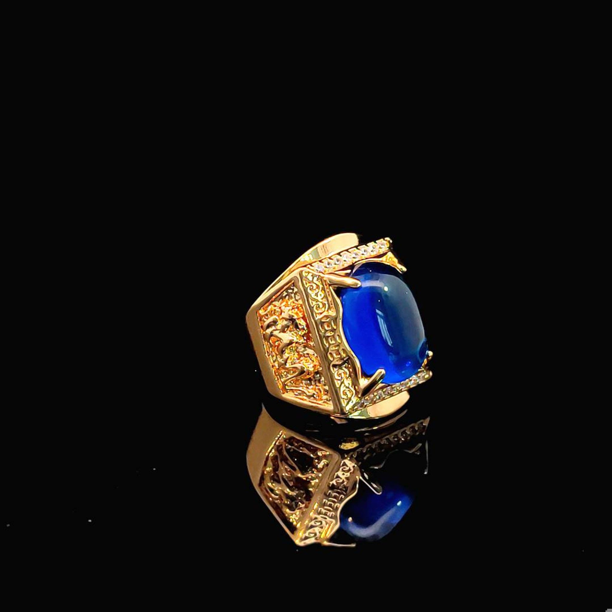 N1083 Nhẫn nam phong thủy có lót lòng đẳng cấp sang trọng UHA