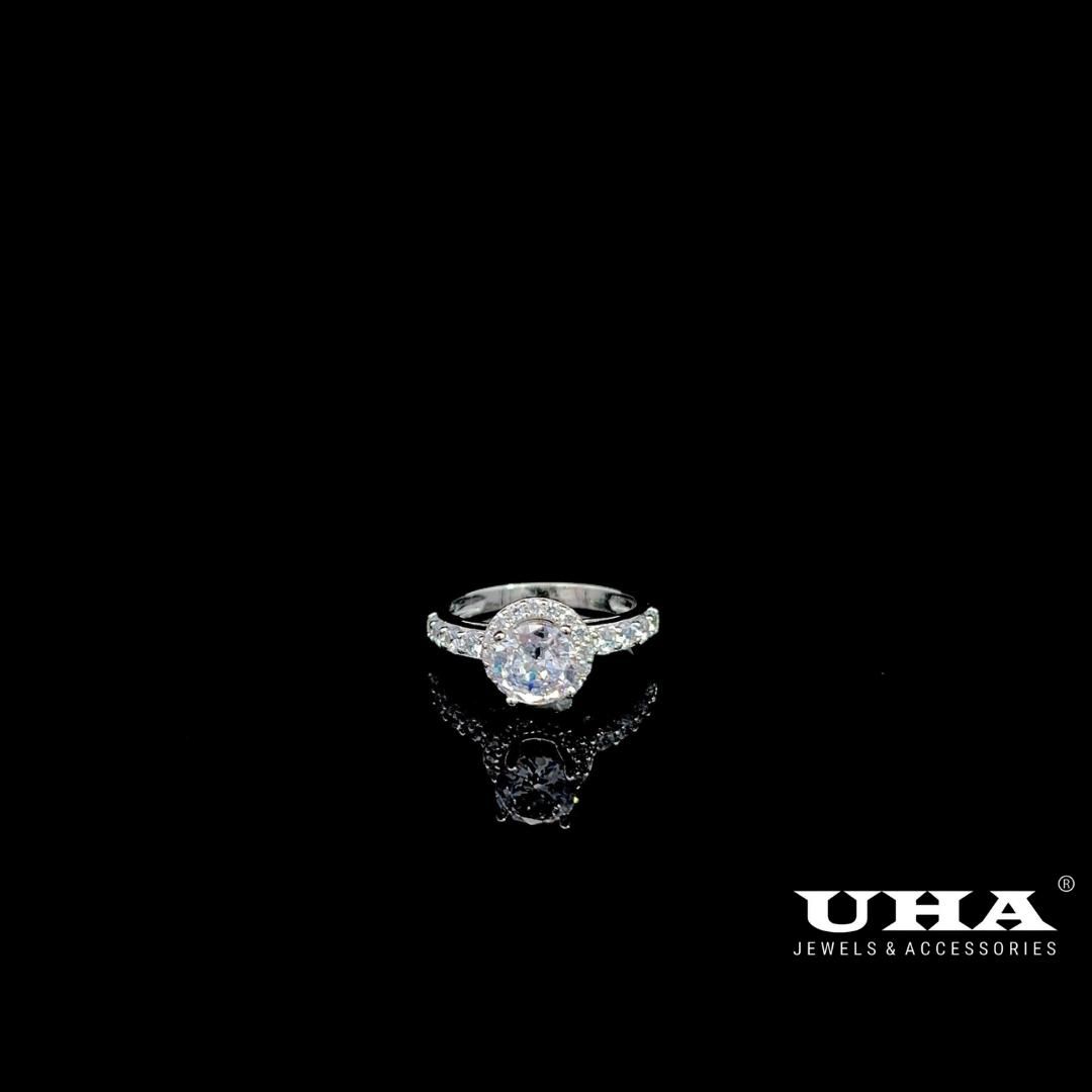 N750  Nhẫn nữ đính xoàn mạ vàng cao cấp