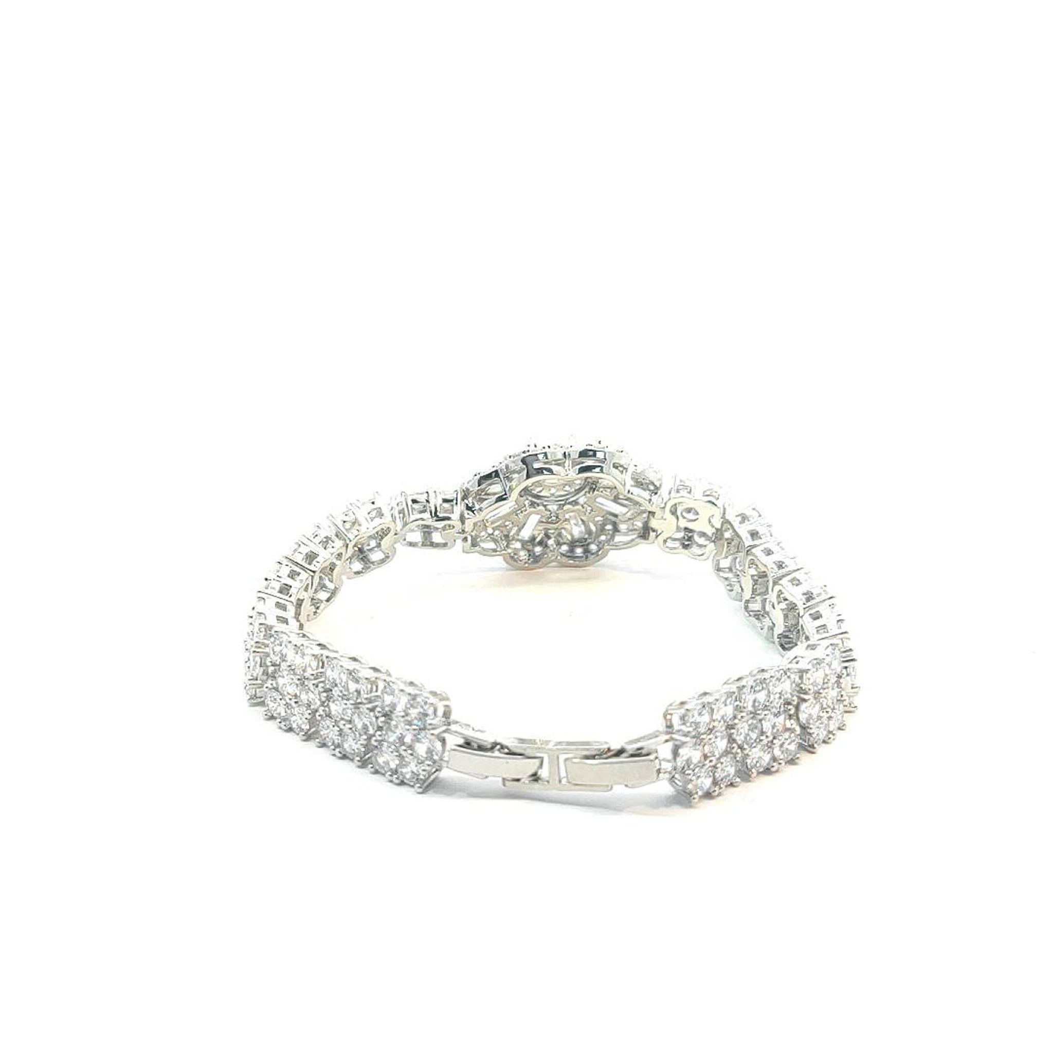 L621 Lắc tay nữ thiết kế tinh tế đính đá CZ cao cấp sáng lấp lánh