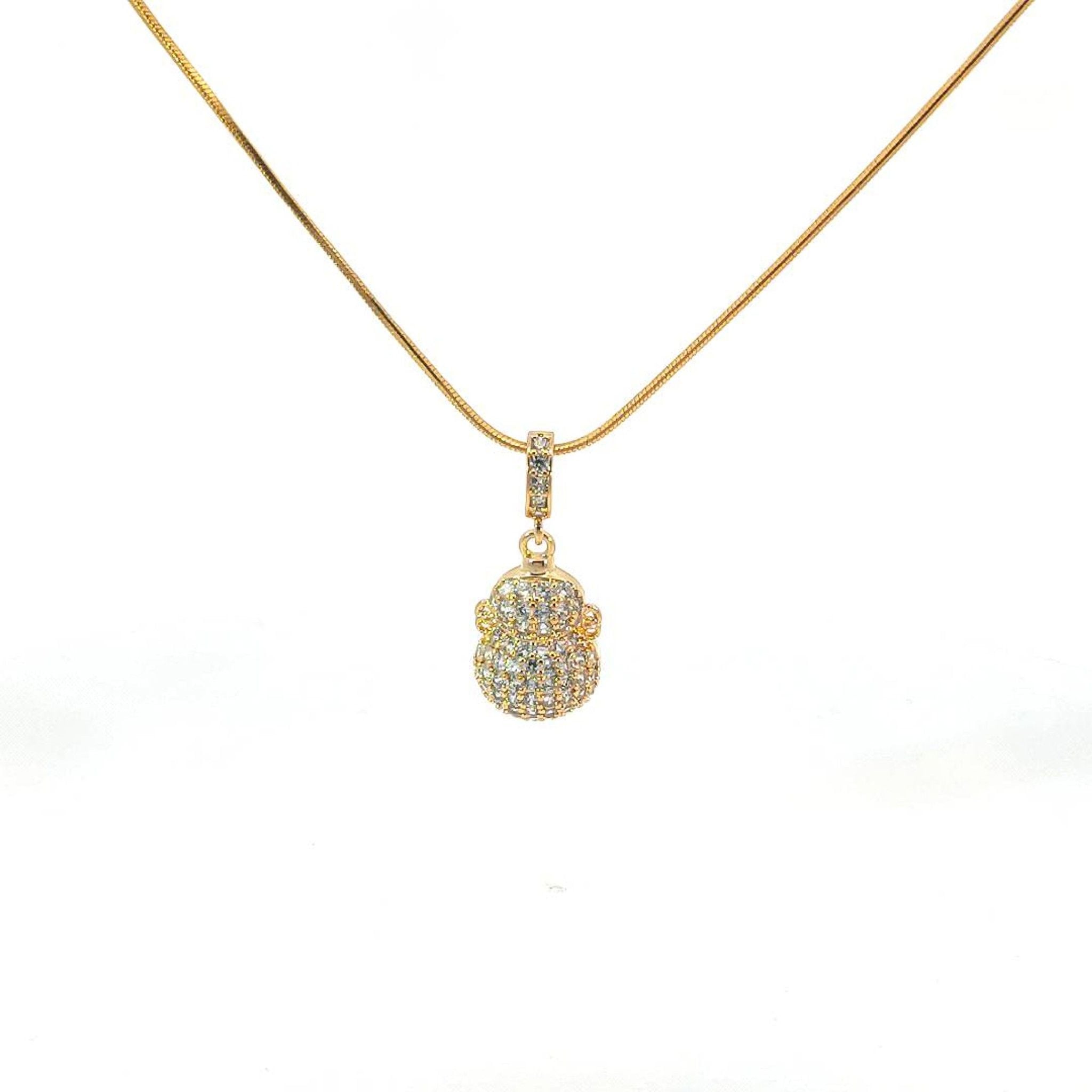 M1548 - Mặt dây chuyền nữ mạ vàng kiểu dáng sang trọng (Không kèm dây)