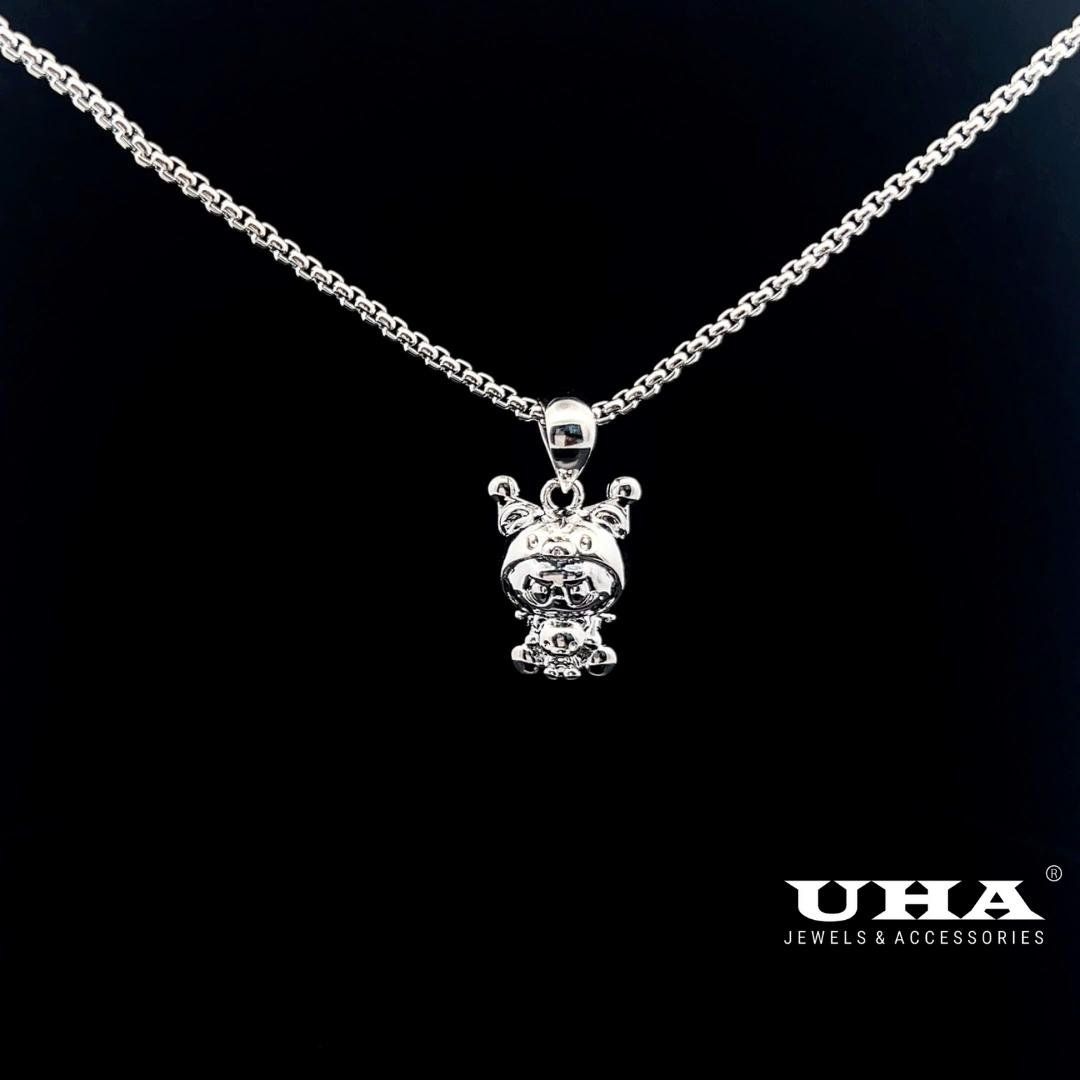 M1648 Mặt và Dây chuyền unisex thiết kế LBB cao cấp UHA