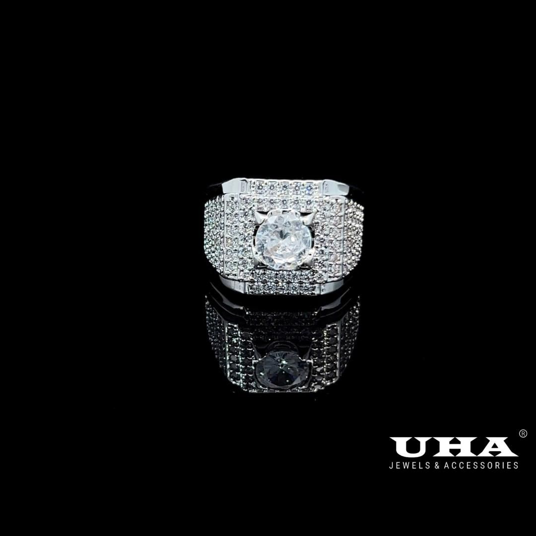 N350 Nhẫn nam phong thủy mạ vàng cao cấp UHA