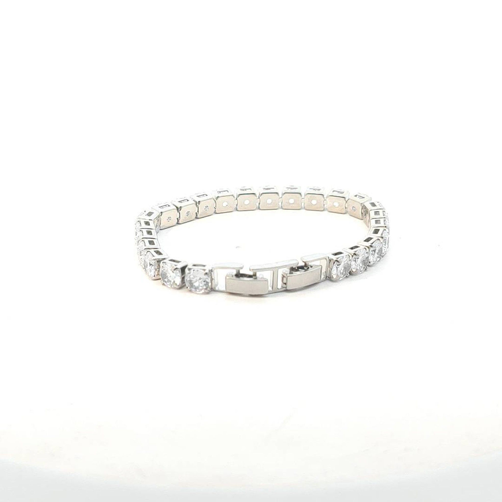 L630 Lắc tay unisex đính đá CZ cao cấp, thiết kế trang sức UHA  Phụ Kiện