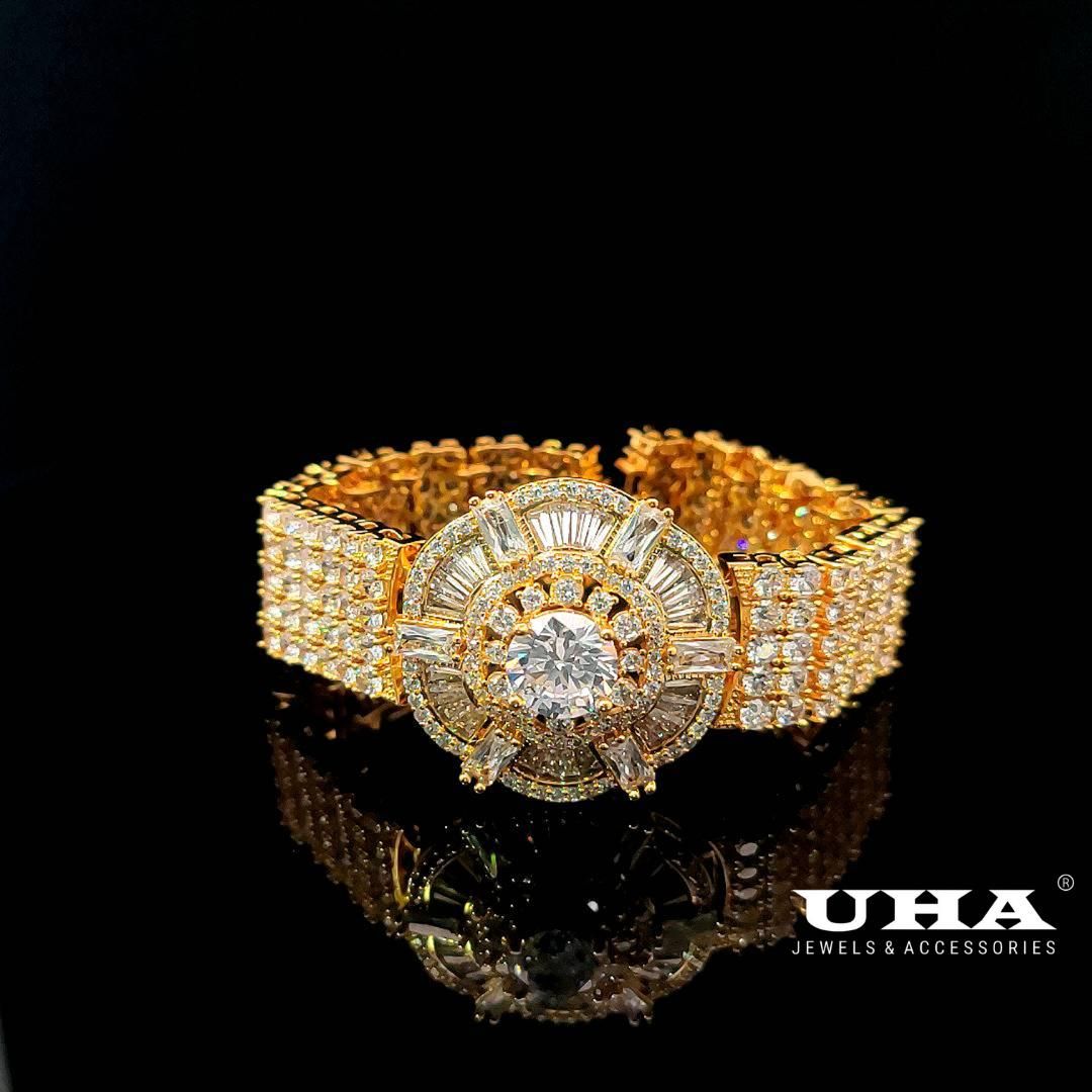 L517 Lắc tay nữ đính đá CZ cao cấp sáng lấp lánh UHA Phụ Kiện