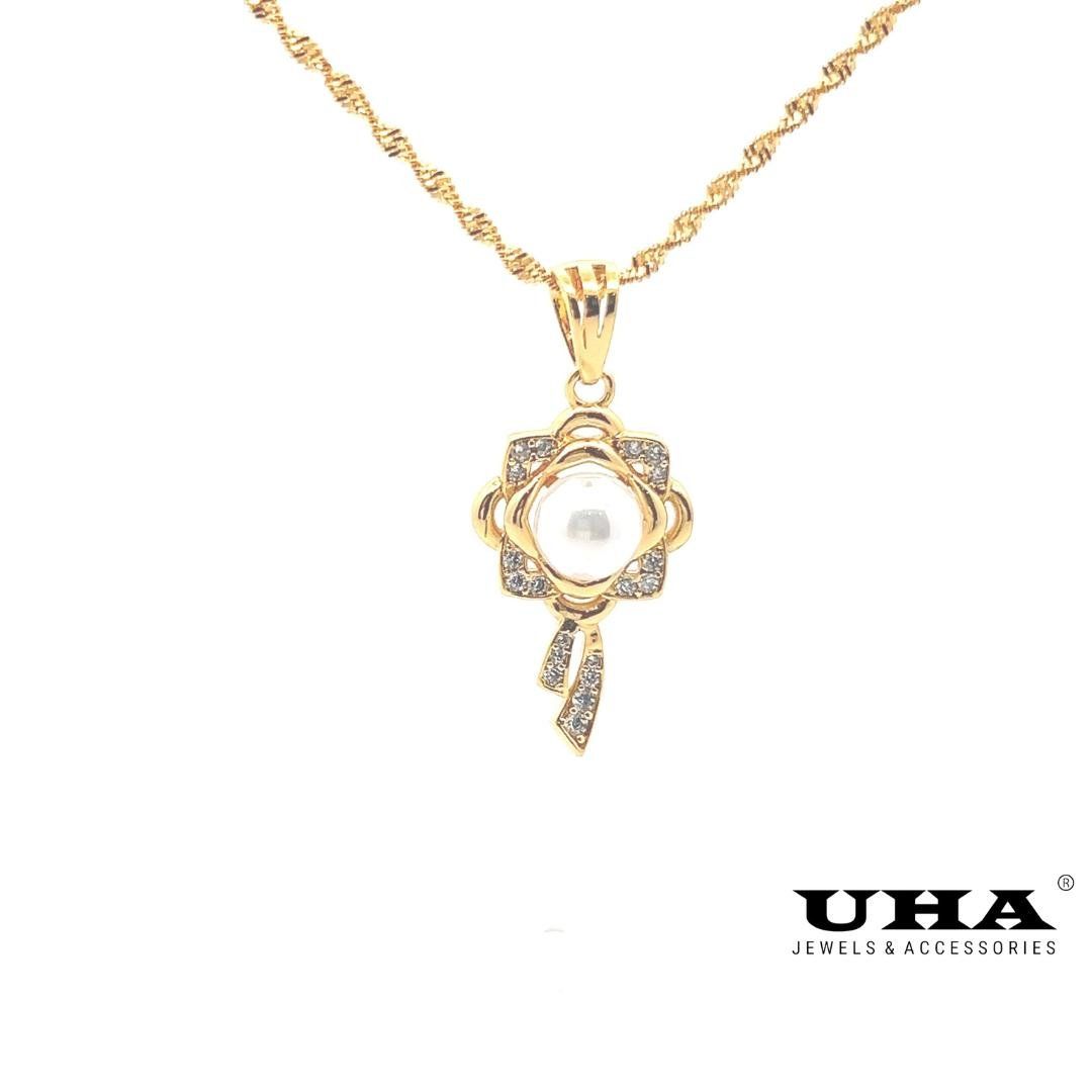 M1520 Mặt và Dây chuyền nữ thiết kế trẻ trung xinh xắn UHA Voi Charm