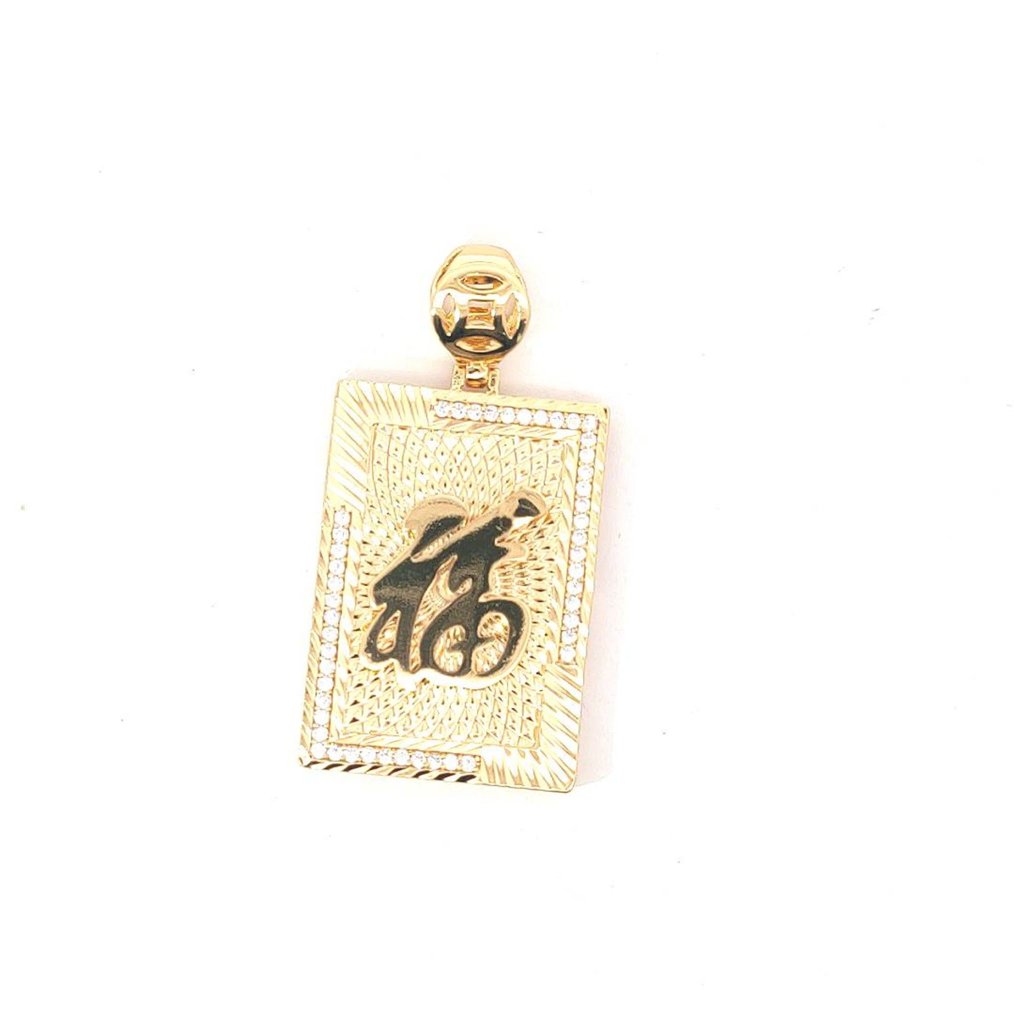 M1575 Mặt chữ phúc thiết kế sang trọng cá tính Charm