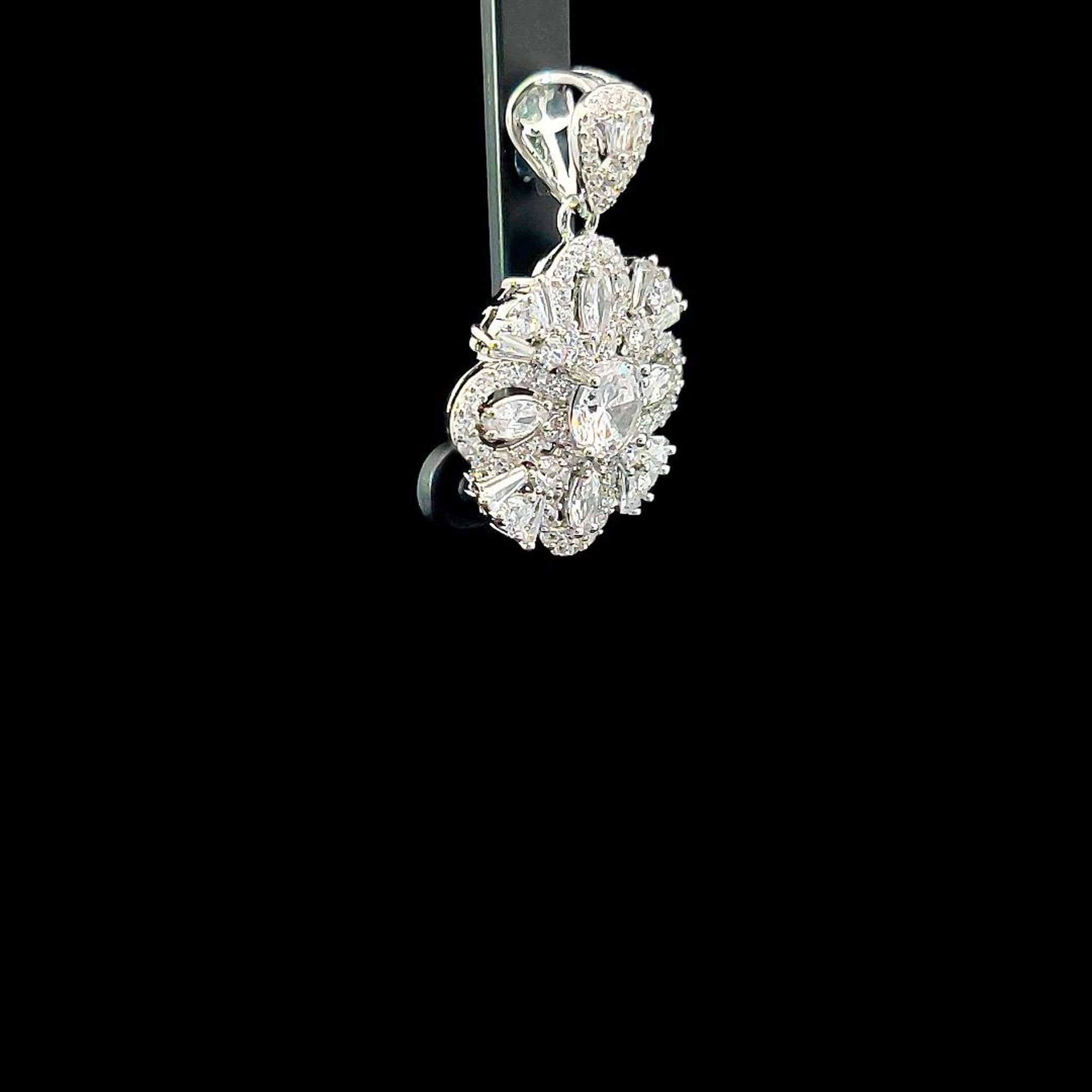 M1601 Mặt và dây chuyền nữ đính đá CZ cao cấp UHA Women Jewelry
