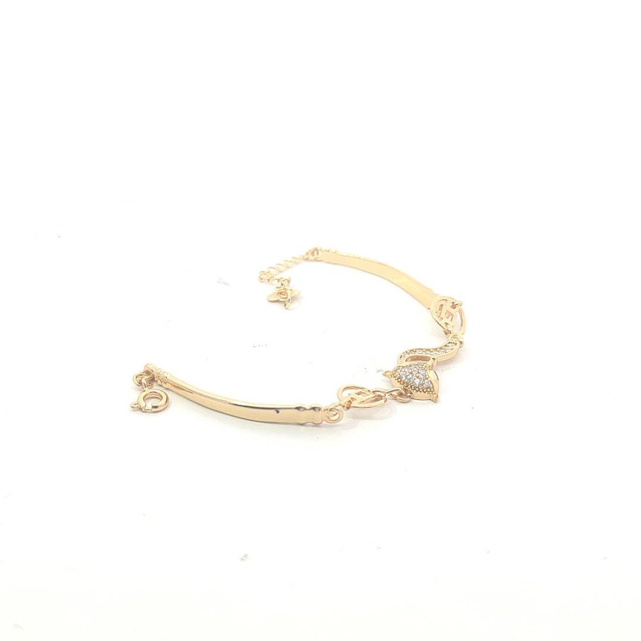 L549-Lắc tay nữ HỒ LY  cao cấp bền màu sáng lấp lánh-UHA