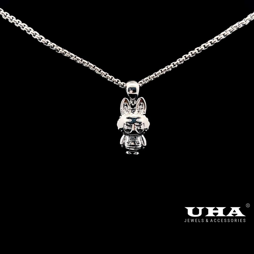 M1646 Mặt và Dây chuyền LBB cao cấp thiết kế unisex cá tính UHA