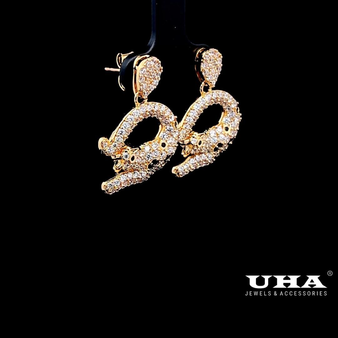 B1619 Bong tai nữ đính đá cz cao cấp, thiết kế sang trọng-TẶNG KÈM HỘP Women Hoa Tai