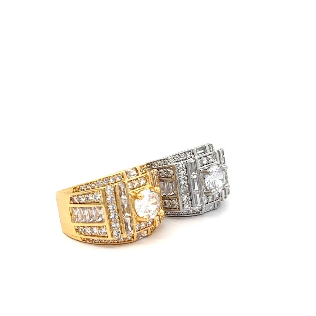 UHA - Nhẫn nam đính xoàn xi kim cao cấp N767