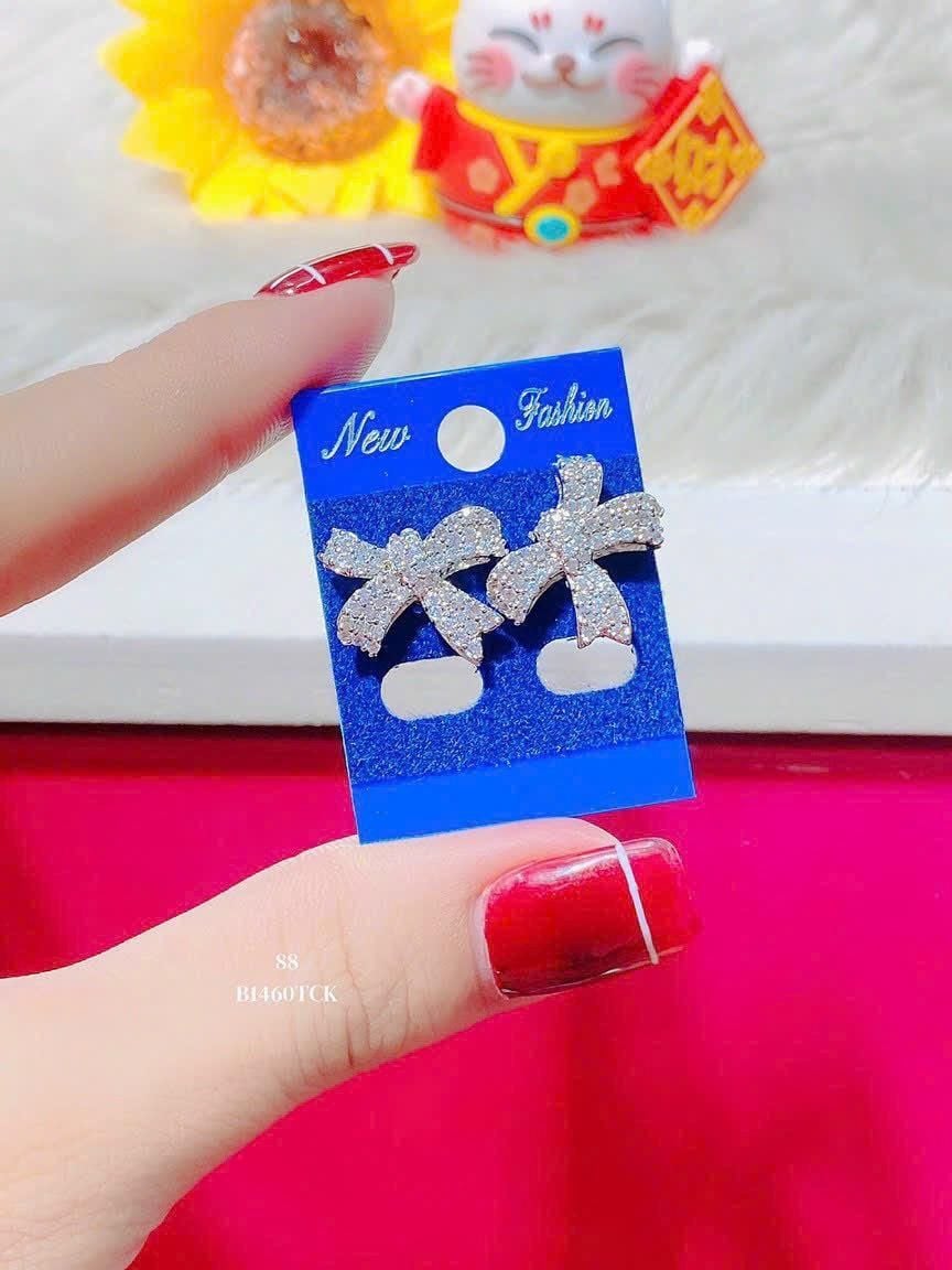 B1460 Bông tai nữ thiết kế kiểu thắt nơ siêu xinh UHA Women Voi