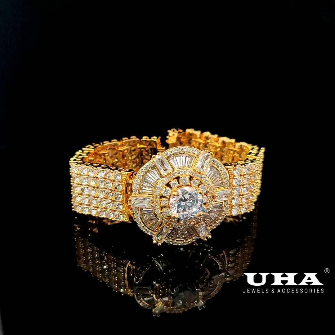 L517 Lắc tay nữ đính đá CZ cao cấp sáng lấp lánh UHA Phụ Kiện