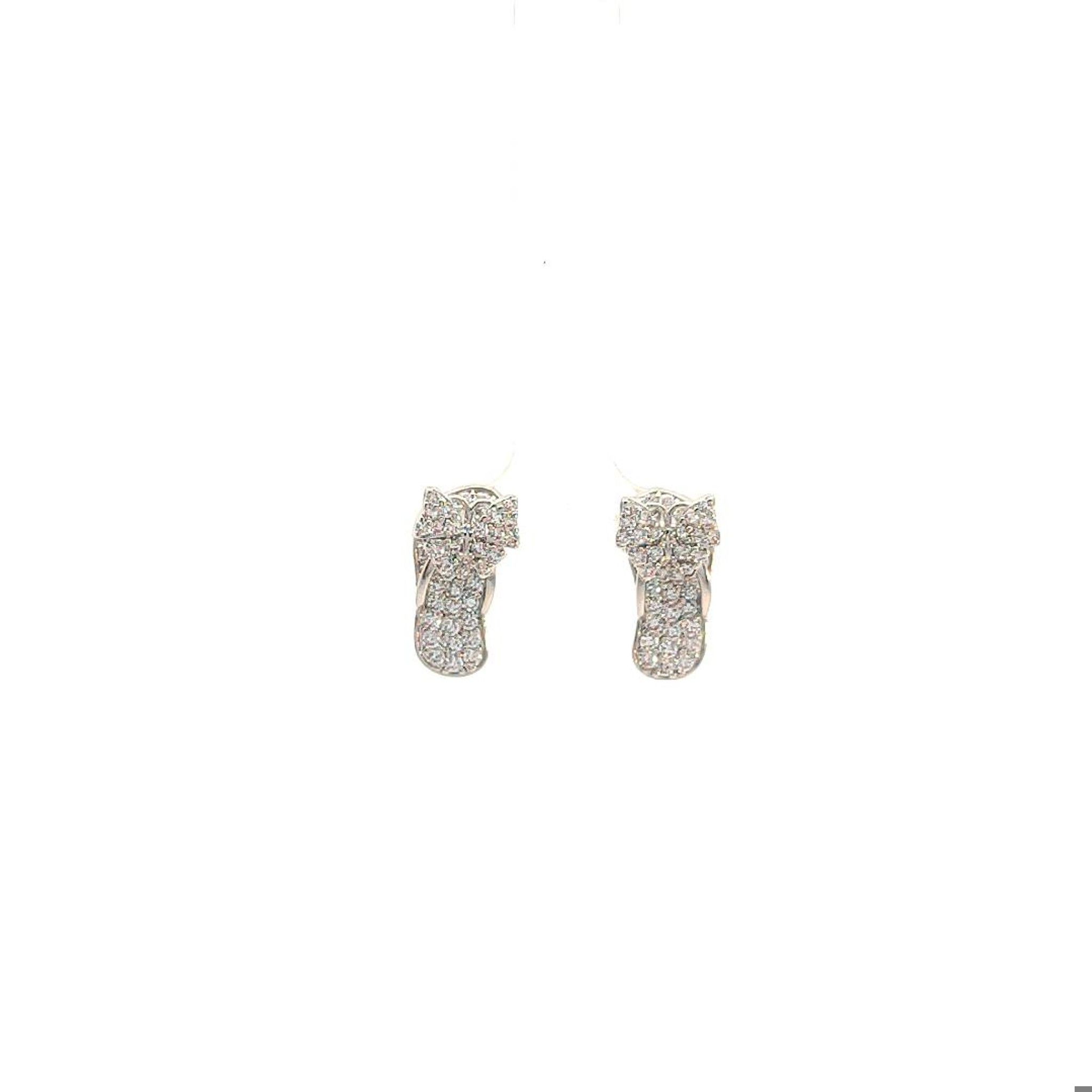 B1550 Bông tai nữ chiếc dép kiểu nơ siêu xinh siêu dễ thương UHA Hoa Tai Khuyên Tai Women