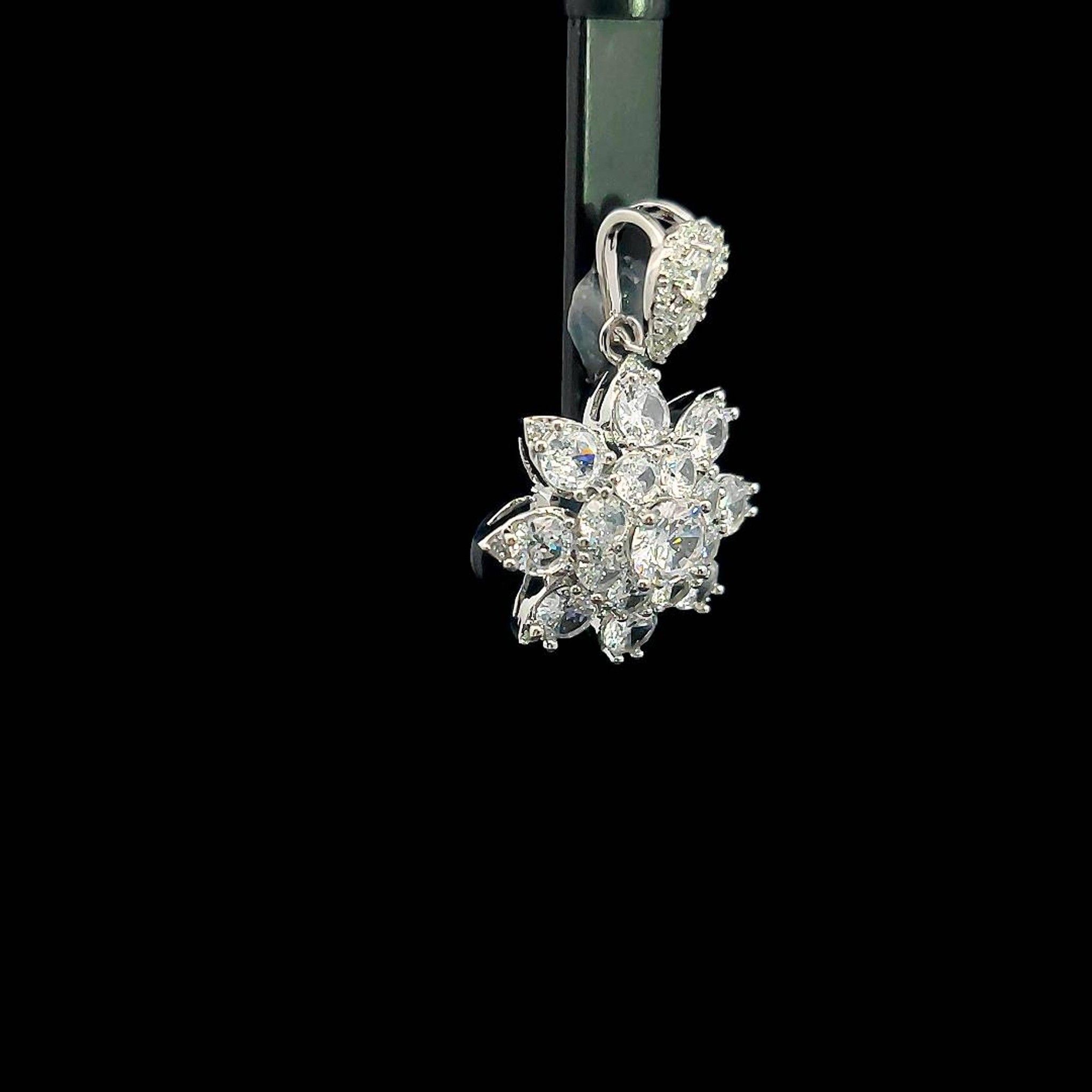 M1597 Mặt kèm dây chuyền nữ dính đá CZ cao cấp sáng lấp lánh Dây Chuyền Women Jewelry Chain