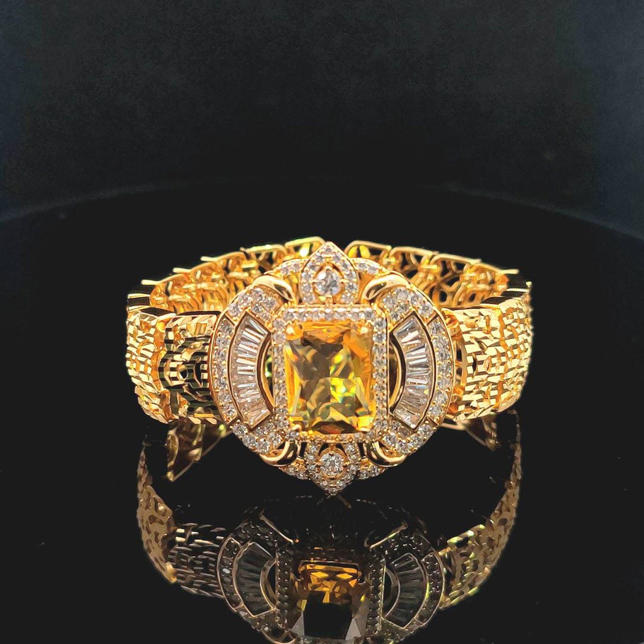 L619 Lắc tay nữ thiết kế sang trọng, đính đá CZ cao cấp UHA Phụ Kiện