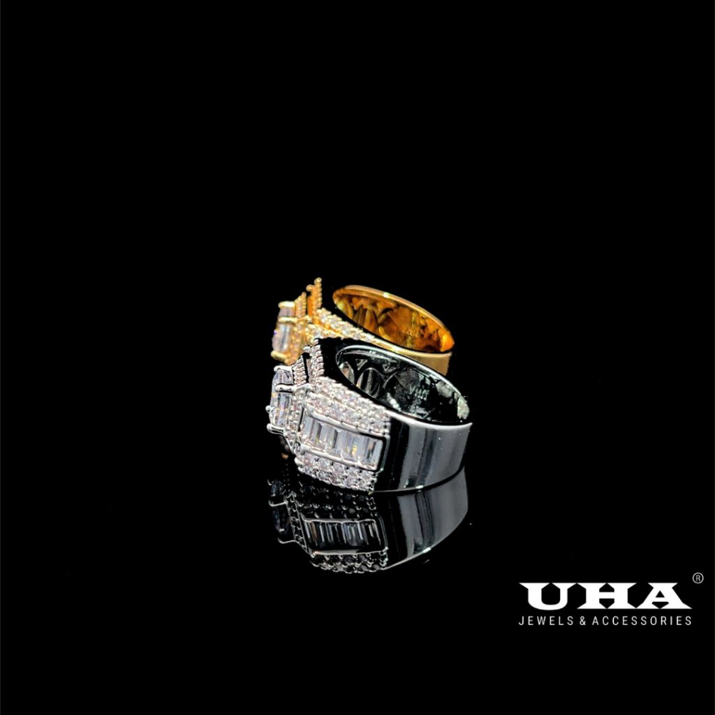 N1109 Nhẫn nam đính đá CZ cao cấp có lót lòng UHA