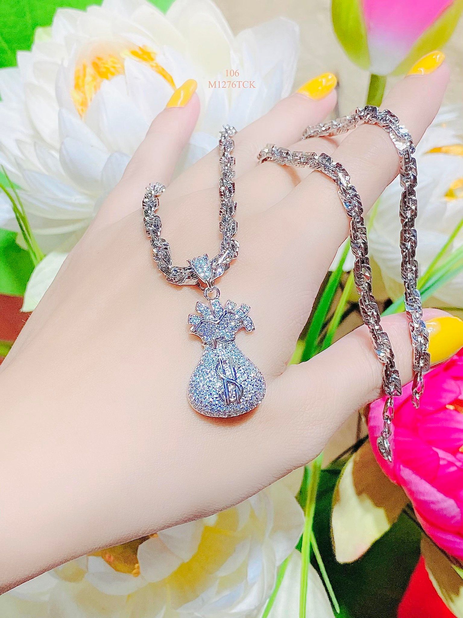 M1276 Mặt và Dây chuyền nữ kiểu dáng sang trọng Trang Sức Women  Jewelry