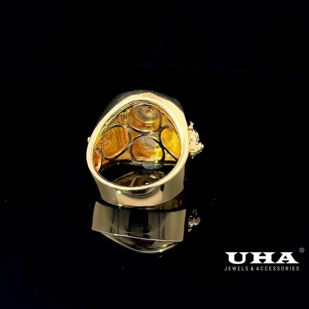 N1040 Nhẫn nam có lót lòng thiết kế Tài Lộc cao cấp sang trọng UHA