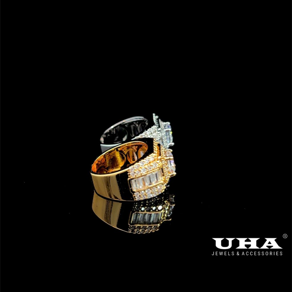 N1109 Nhẫn nam đính đá CZ cao cấp có lót lòng UHA