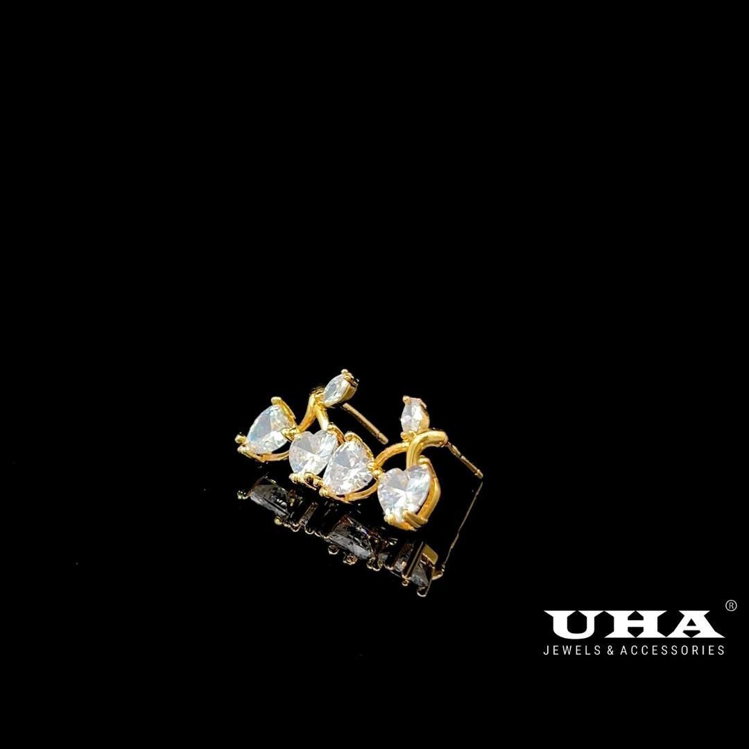 B1087 Bông tai nữ cherry , chuôi cài chắc chắn, kiểu dáng hiện đại, thu hút, sang trọng Hoa Tai Women