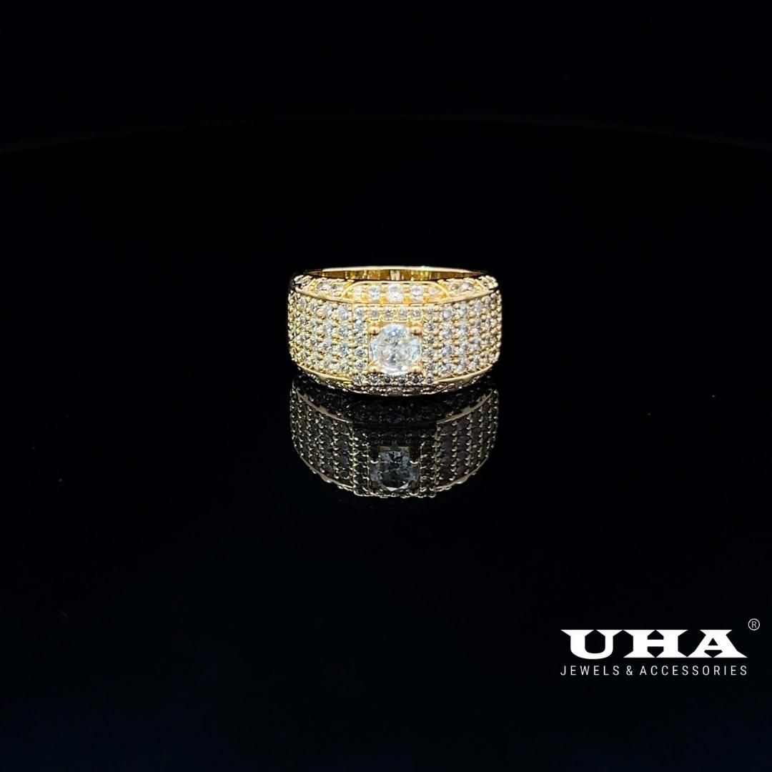 N1221 Nhẫn nam đính đá CZ cao cấp thiết kế tinh tế nhẹ nhàng UHA