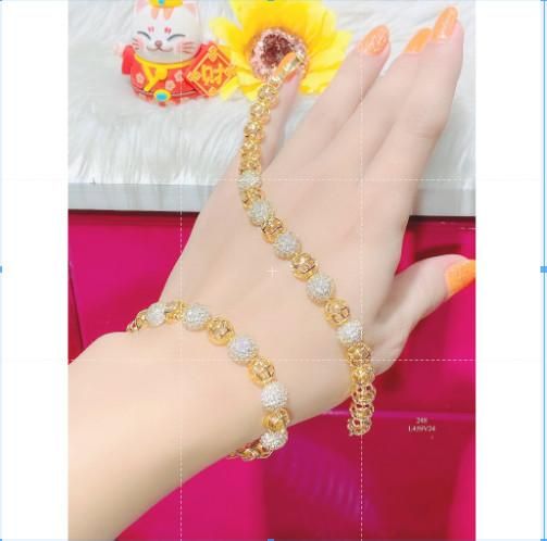 L459 Lắc Tay Nữ kiểu trái châu  Sang Trọng UHA Phụ Kiện