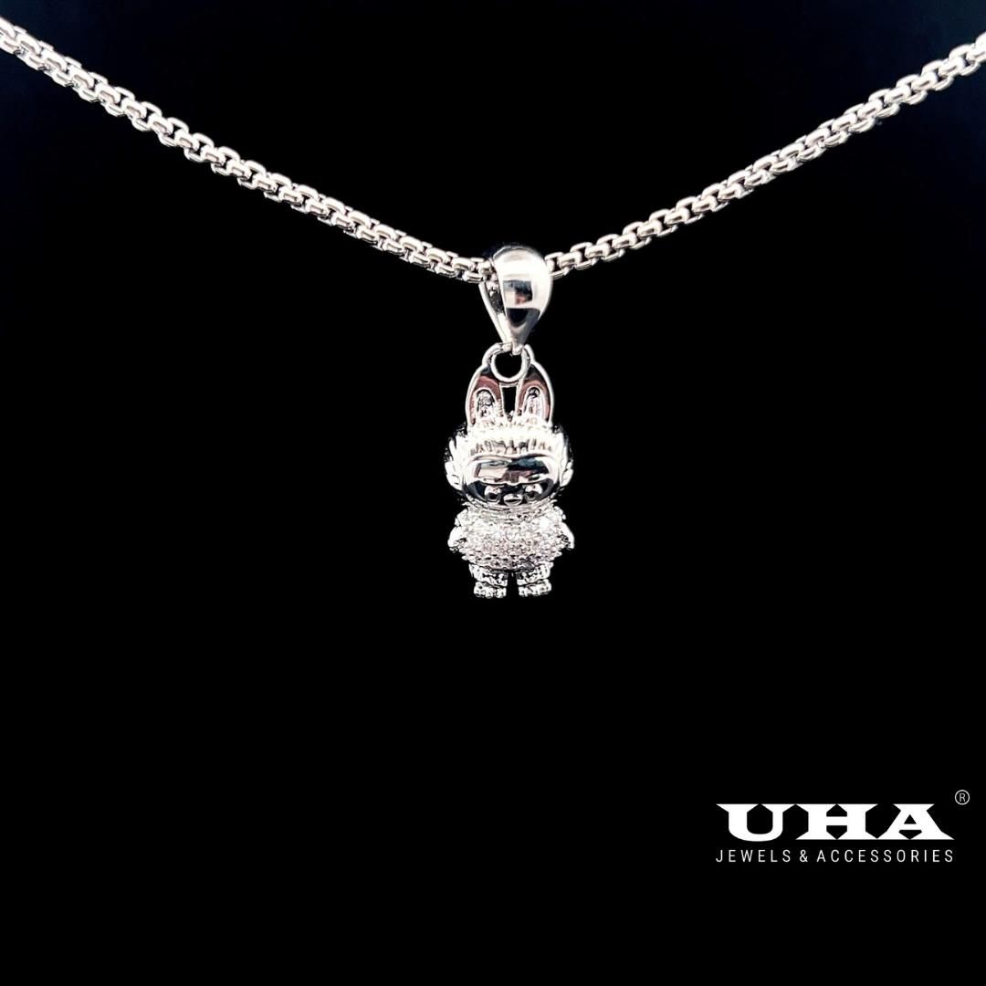 M1649 Mặt và Dây chuyền unisex thiết kế LBB cao cấp UHA