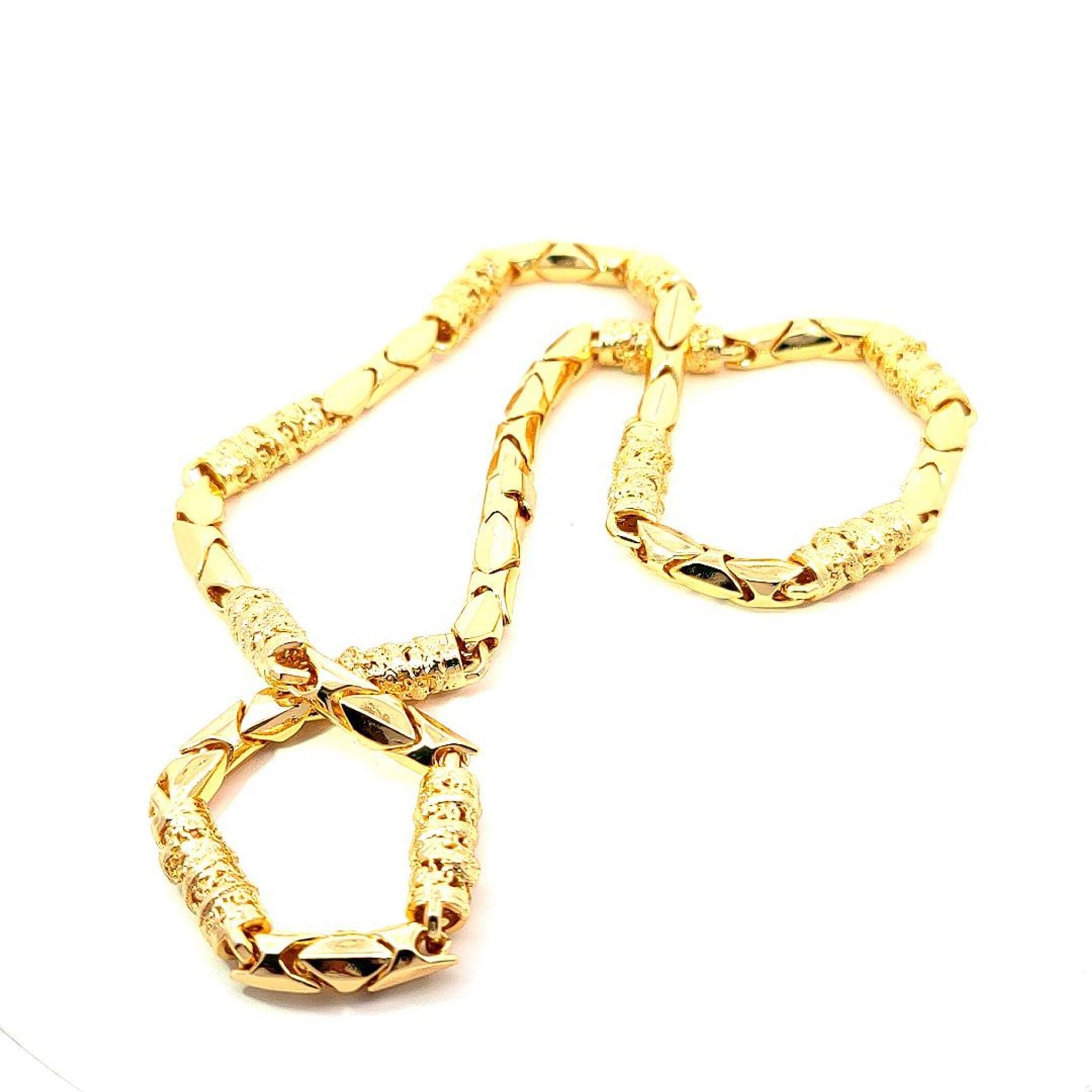 D59  UHA Dây chuyền nam rồng si mạ, kiểu dáng sang trọng Trang Sức Jewelry