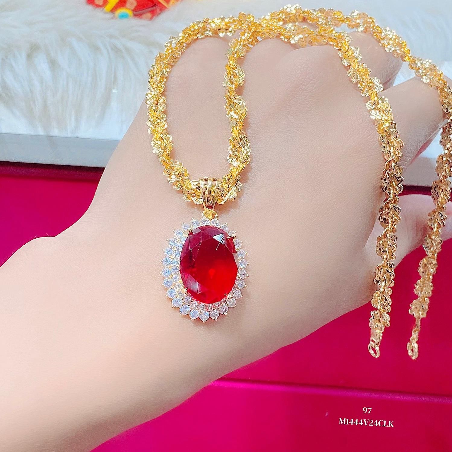 M1444 UHA - Mặt dây chuyền nữ  kiểu dáng sang trọng KÈM DÂY Women