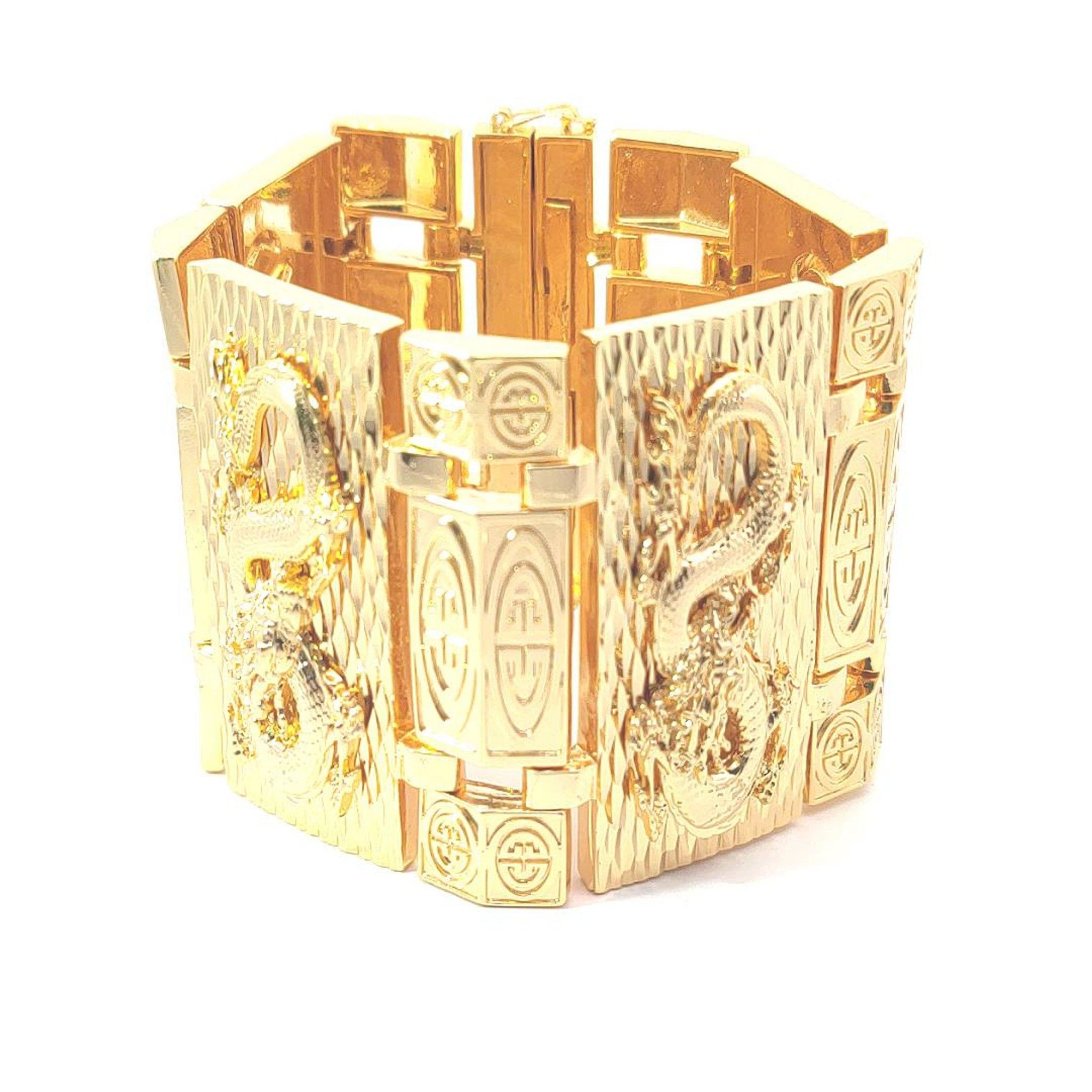 L492  Lắc tay nam mạ vàng hình rồng 5L quý phái sang trọng Phụ Kiện Phụ Kiện