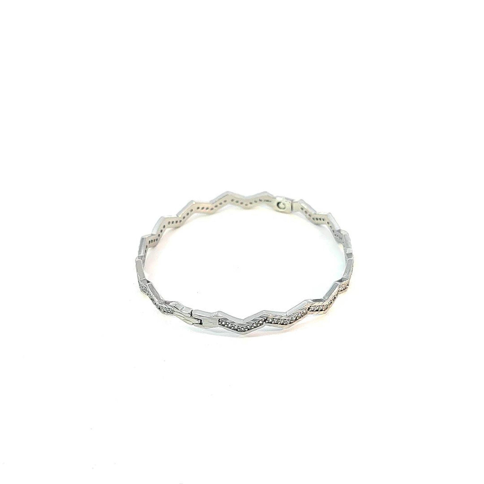 V199 Vòng tay nữ UHA, vòng gợn sóng lắc tay bền màu thiết kế cao cấp sáng lấp lánh Phụ Kiện Cao Su Móc Khoá