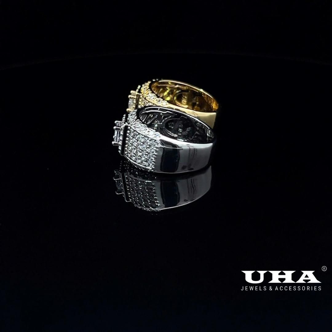 N1221 Nhẫn nam đính đá CZ cao cấp thiết kế tinh tế nhẹ nhàng UHA
