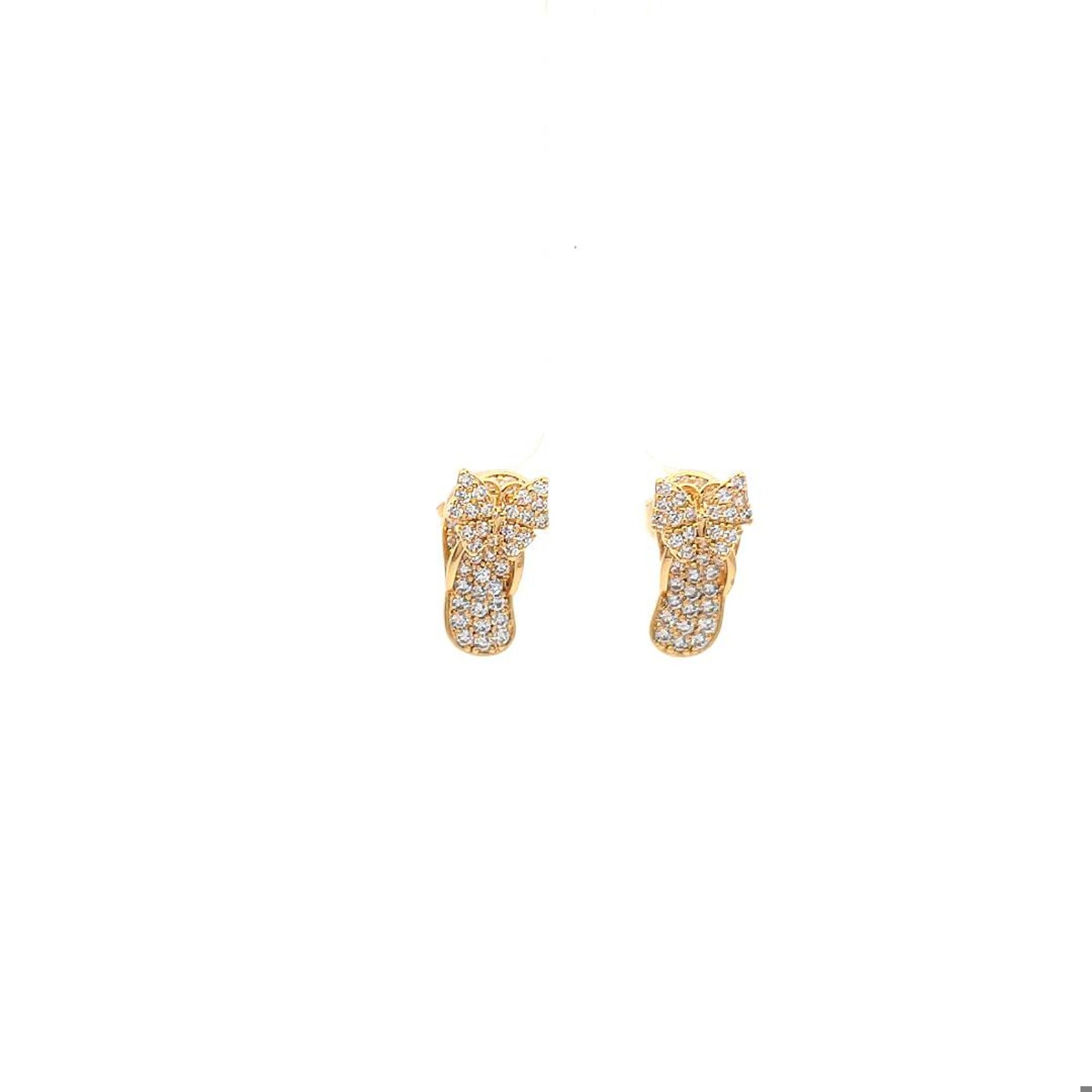 B1550 Bông tai nữ chiếc dép kiểu nơ siêu xinh siêu dễ thương UHA Hoa Tai Khuyên Tai Women