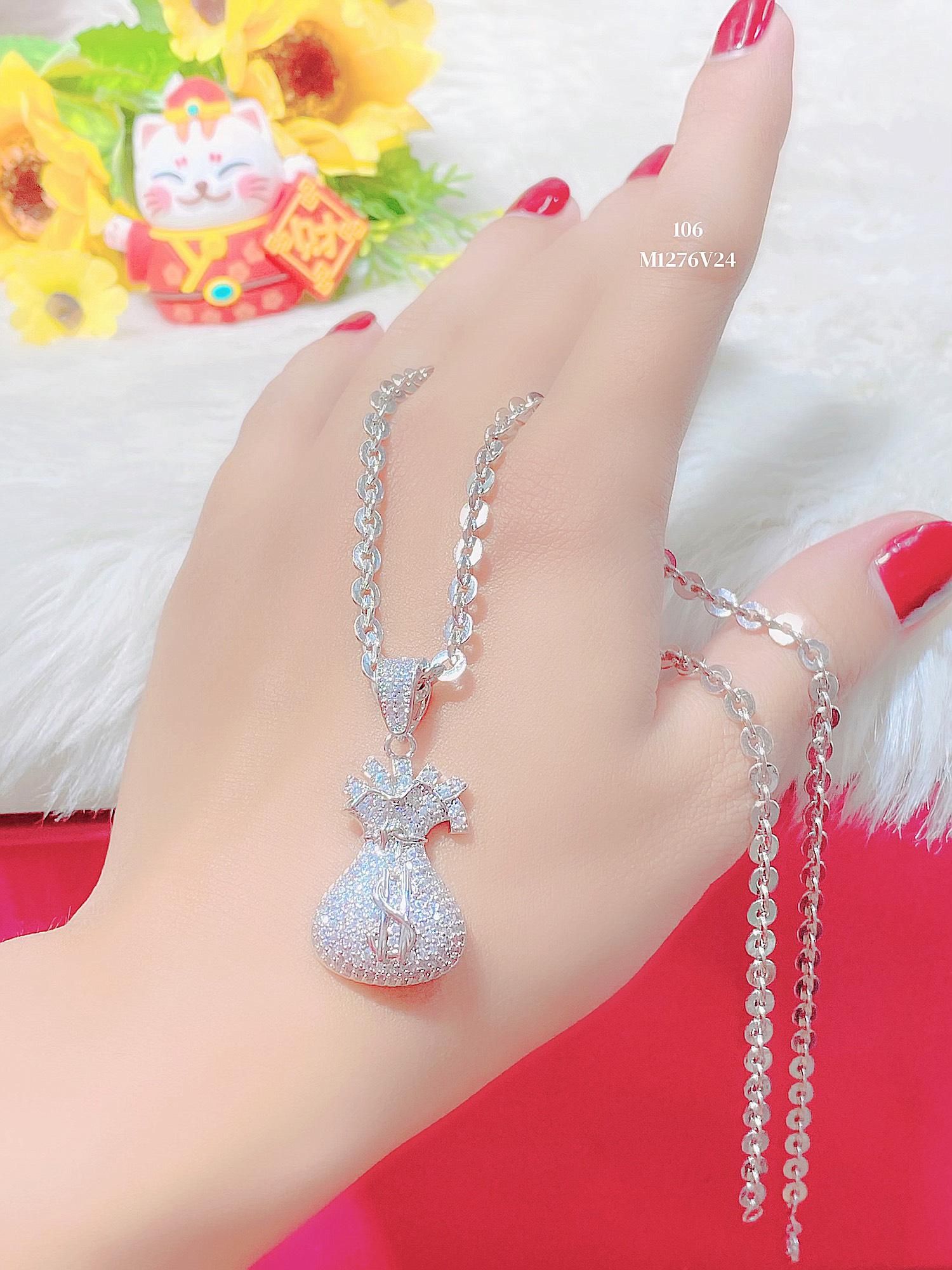 M1276 Mặt và Dây chuyền nữ kiểu dáng sang trọng Trang Sức Women  Jewelry