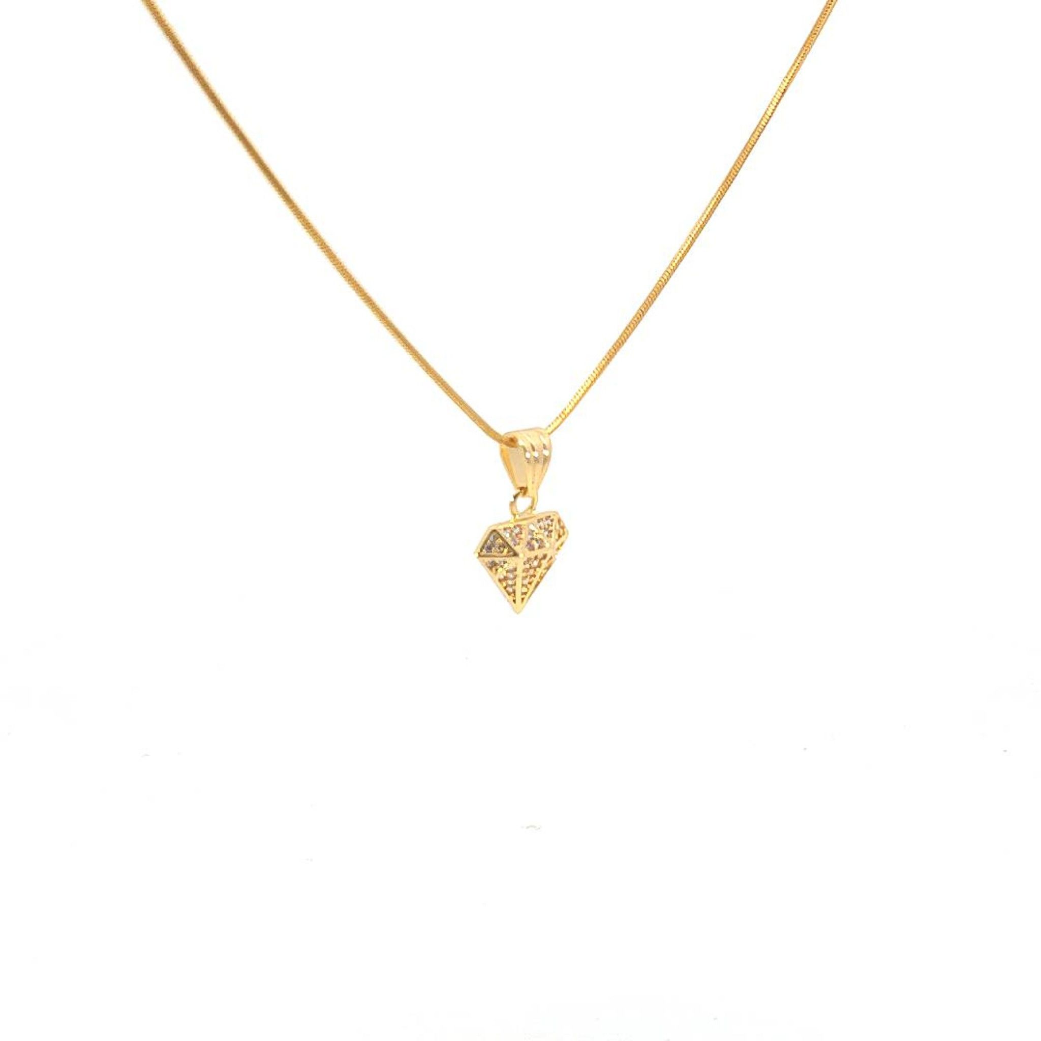 M1030 dây chuyền kèm mặt nữ kiểu dáng sang trọng thiêt kế dơn giản