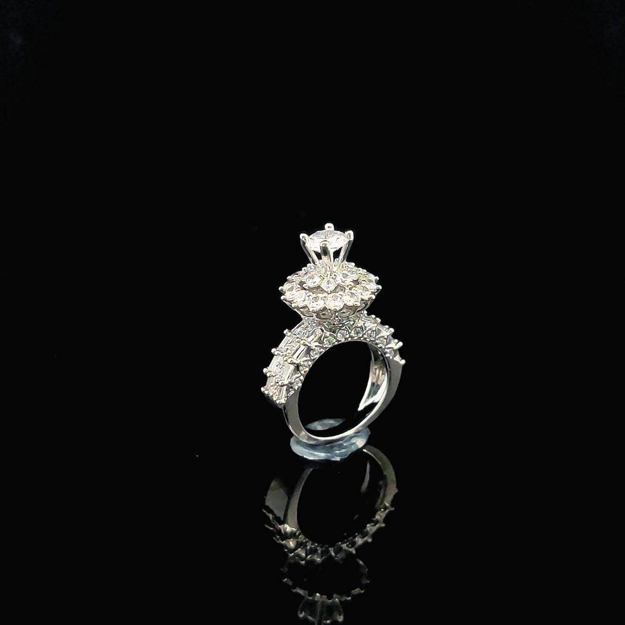 N1118 Nhẫn nữ đính dá CZ cao cấp hột cao sáng lấp lánh