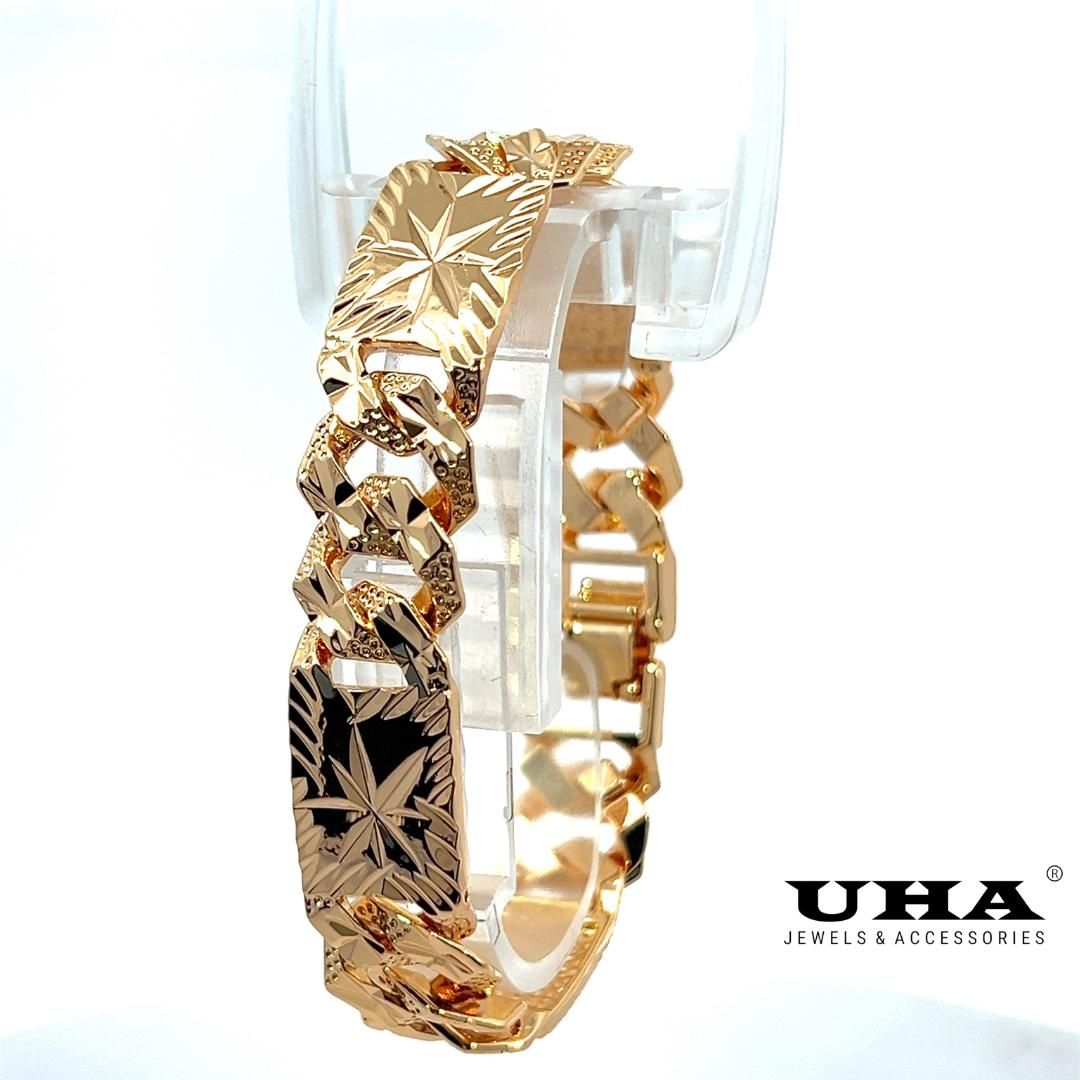 LT320 Lắc tay nam thiết kế đơn giản trẻ trung cá tính , chạm khắc tinh tế UHA Voi Phụ Kiện