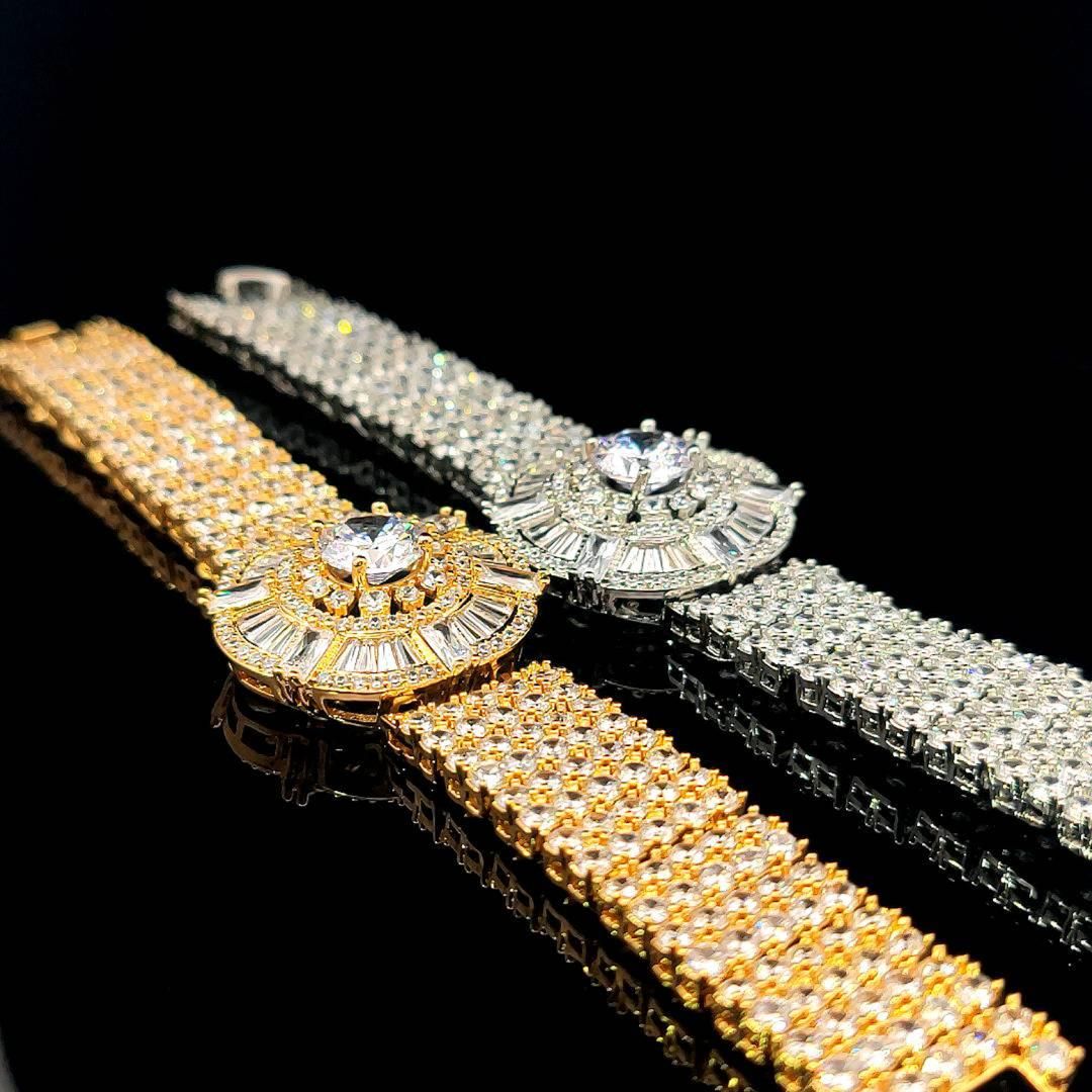 L517 Lắc tay nữ đính đá CZ cao cấp sáng lấp lánh UHA Phụ Kiện