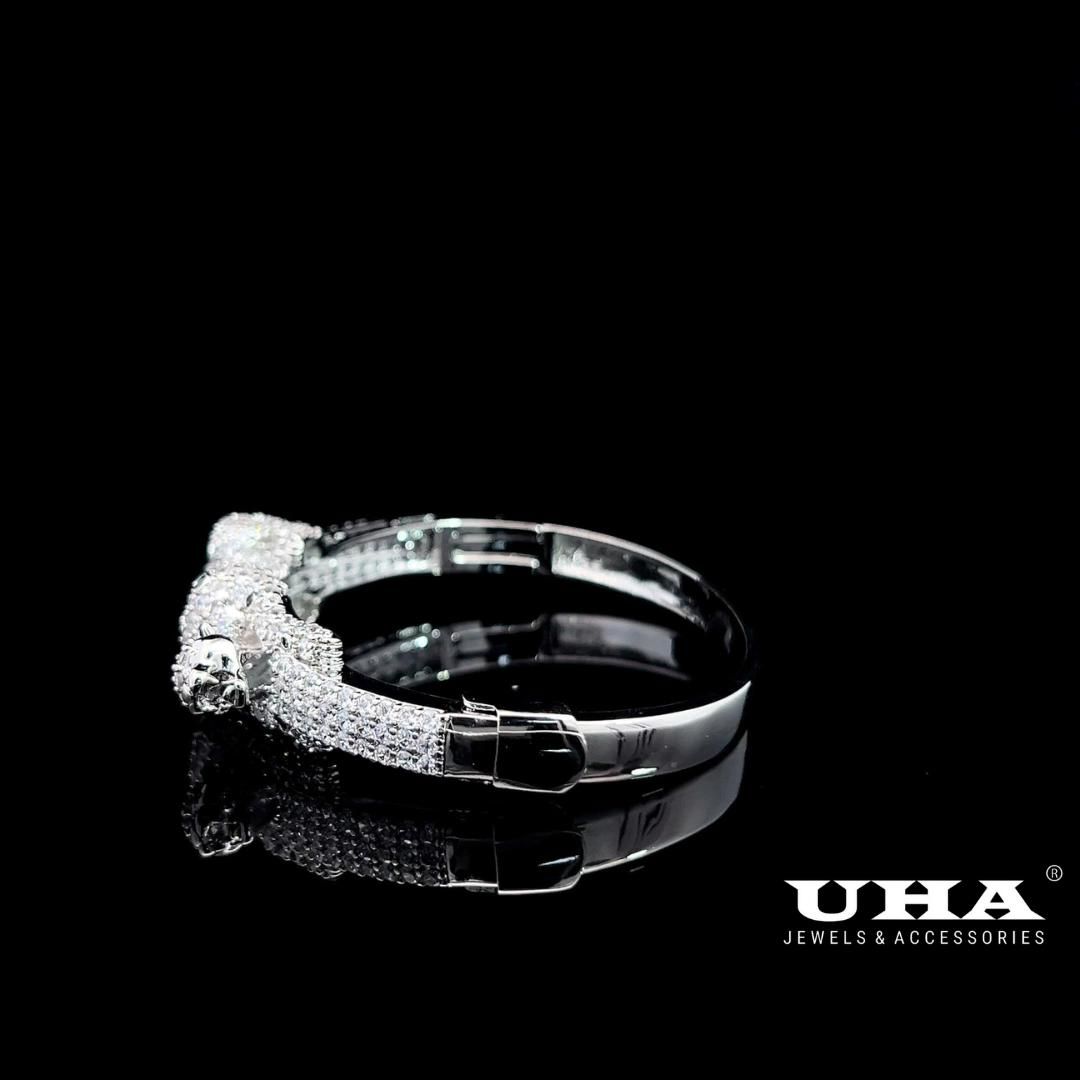 V614 Vòng tay nữ thiết kế sang trọng đính đá cz cao cấp sáng lấp lánh UHA Phụ Kiện