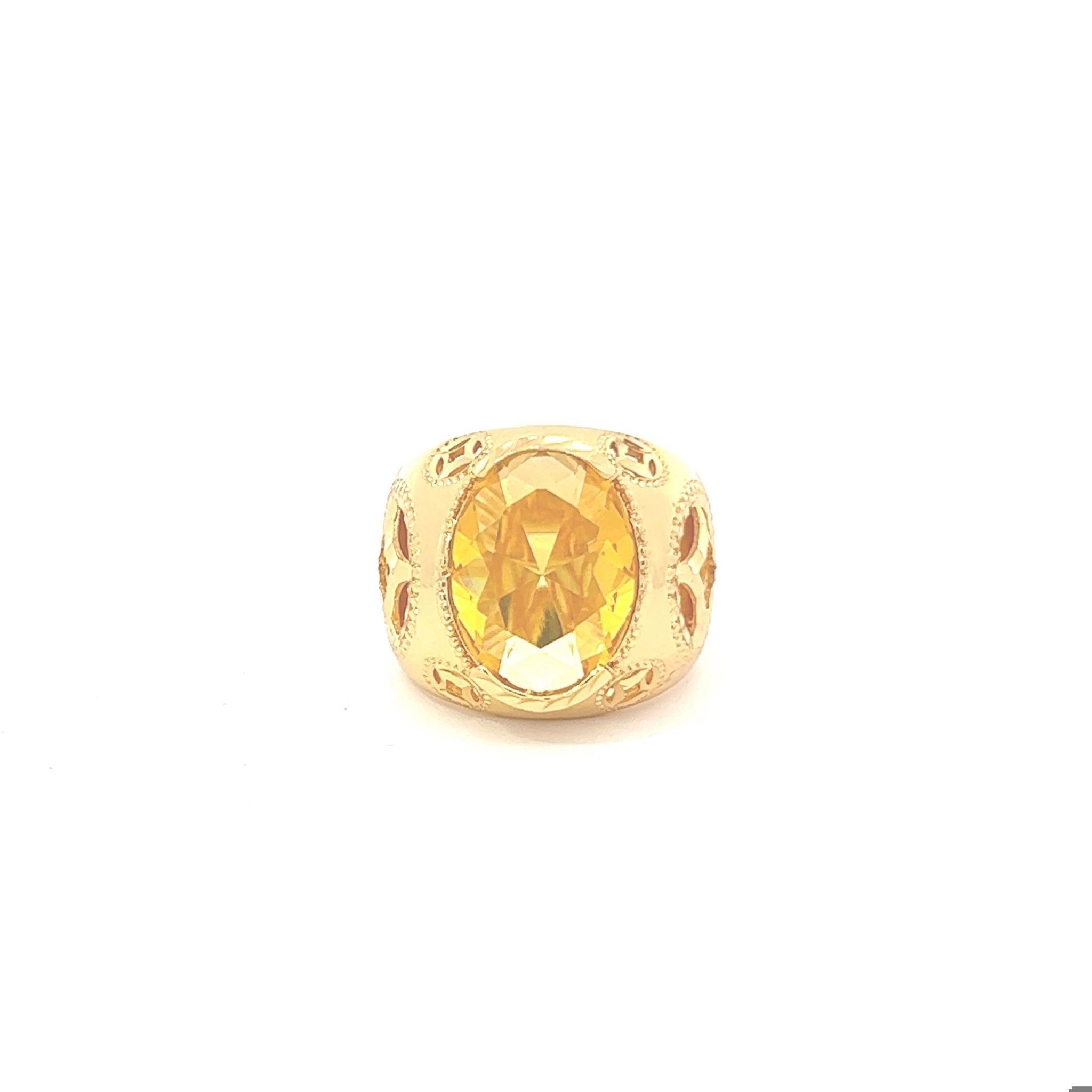 N930 Nhẫn nam đính đá màu phong thủy cao cấp