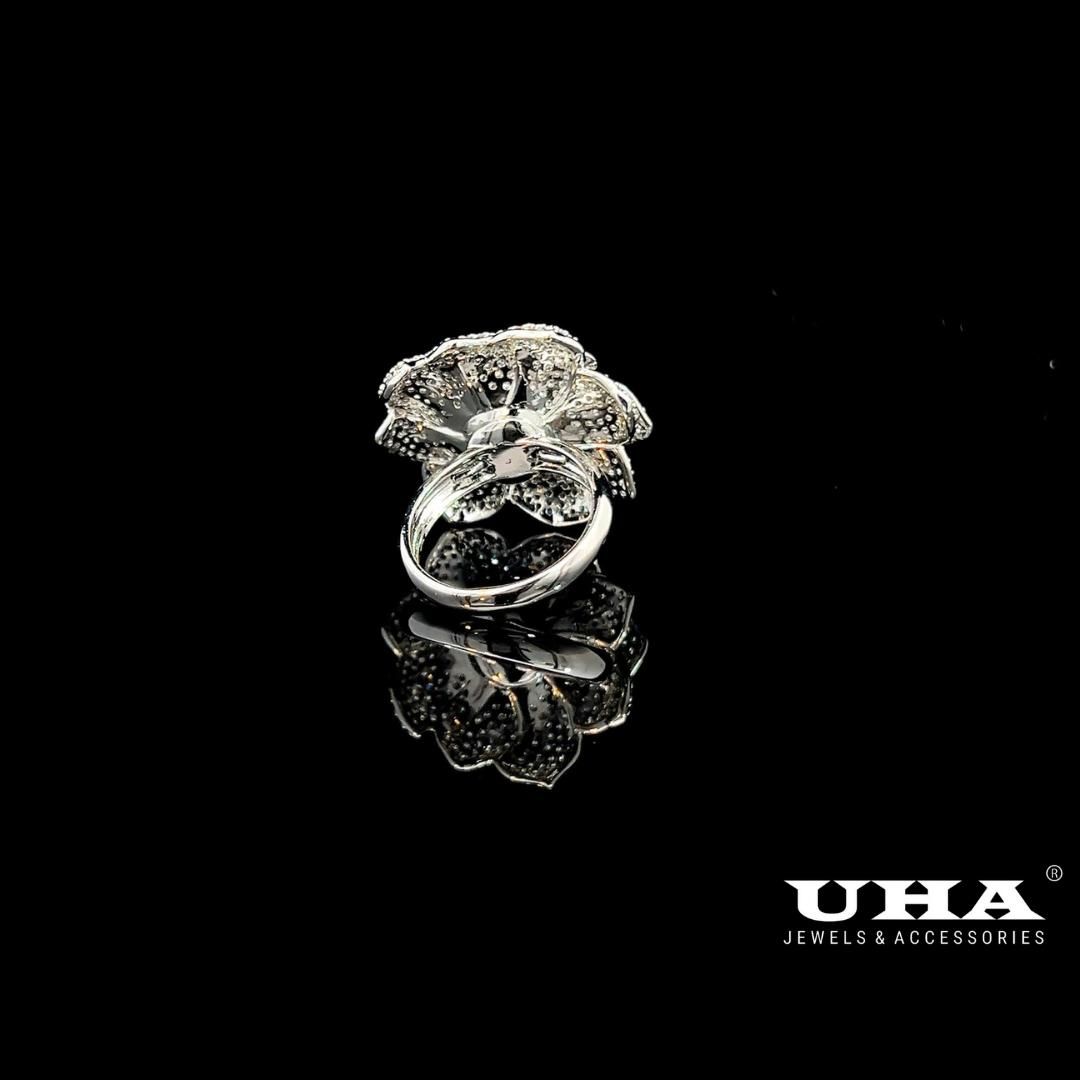N29 Nhẫn nữ đính đá cao cấp thiết kế sang trọng UHA Women