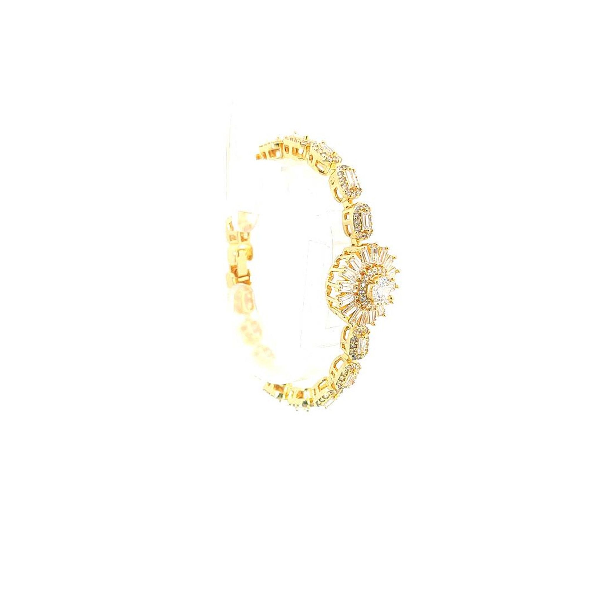 L579-Lắc tay nữ kiểu dáng sang trọng, đính đá CZ cao cấp bền màu-UHA Phụ Kiện