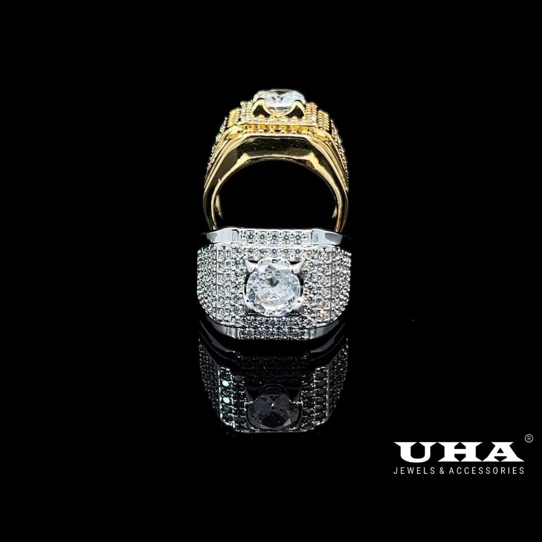 N350 Nhẫn nam phong thủy mạ vàng cao cấp UHA