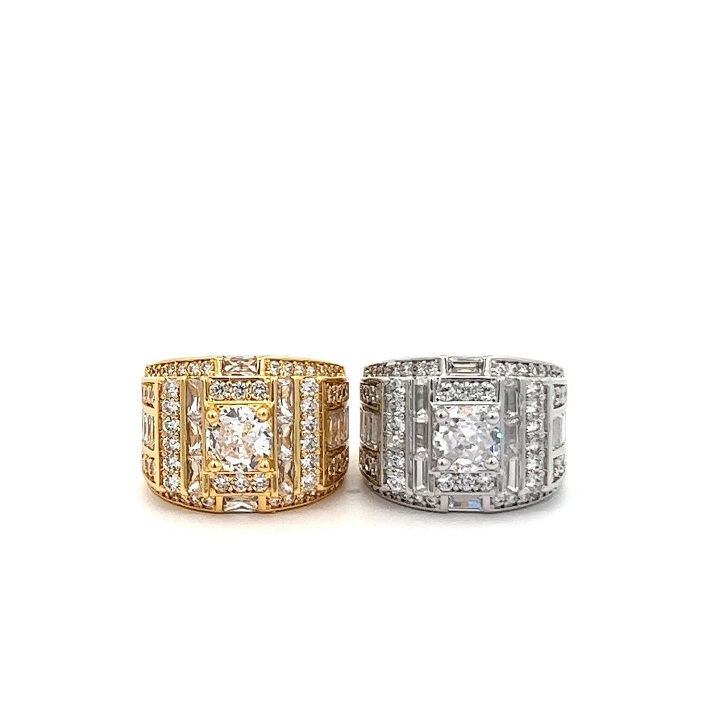 UHA - Nhẫn nam đính xoàn xi kim cao cấp N767