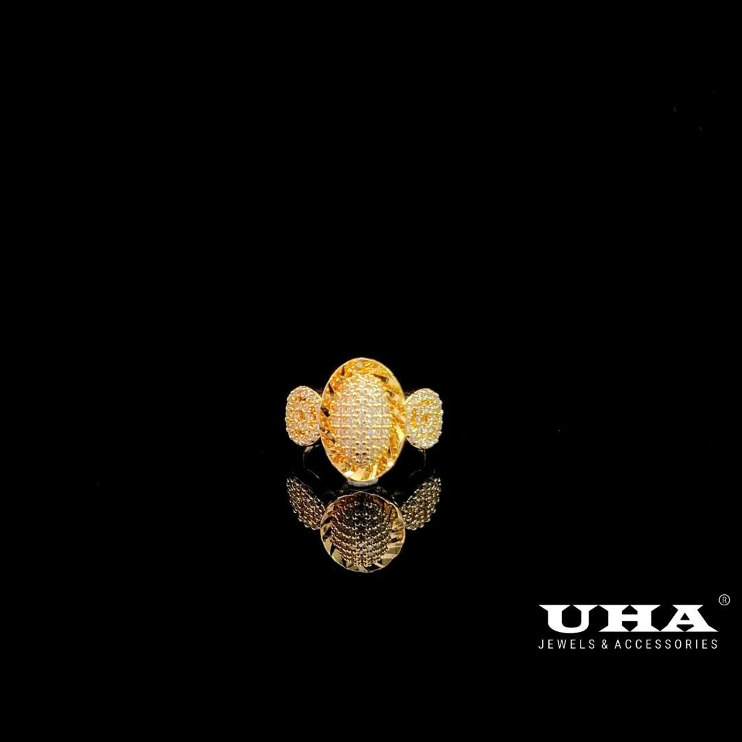 N903  Nhẫn nữ UHA đính đá CZ cao cấp sáng lấp lánh UHA Women